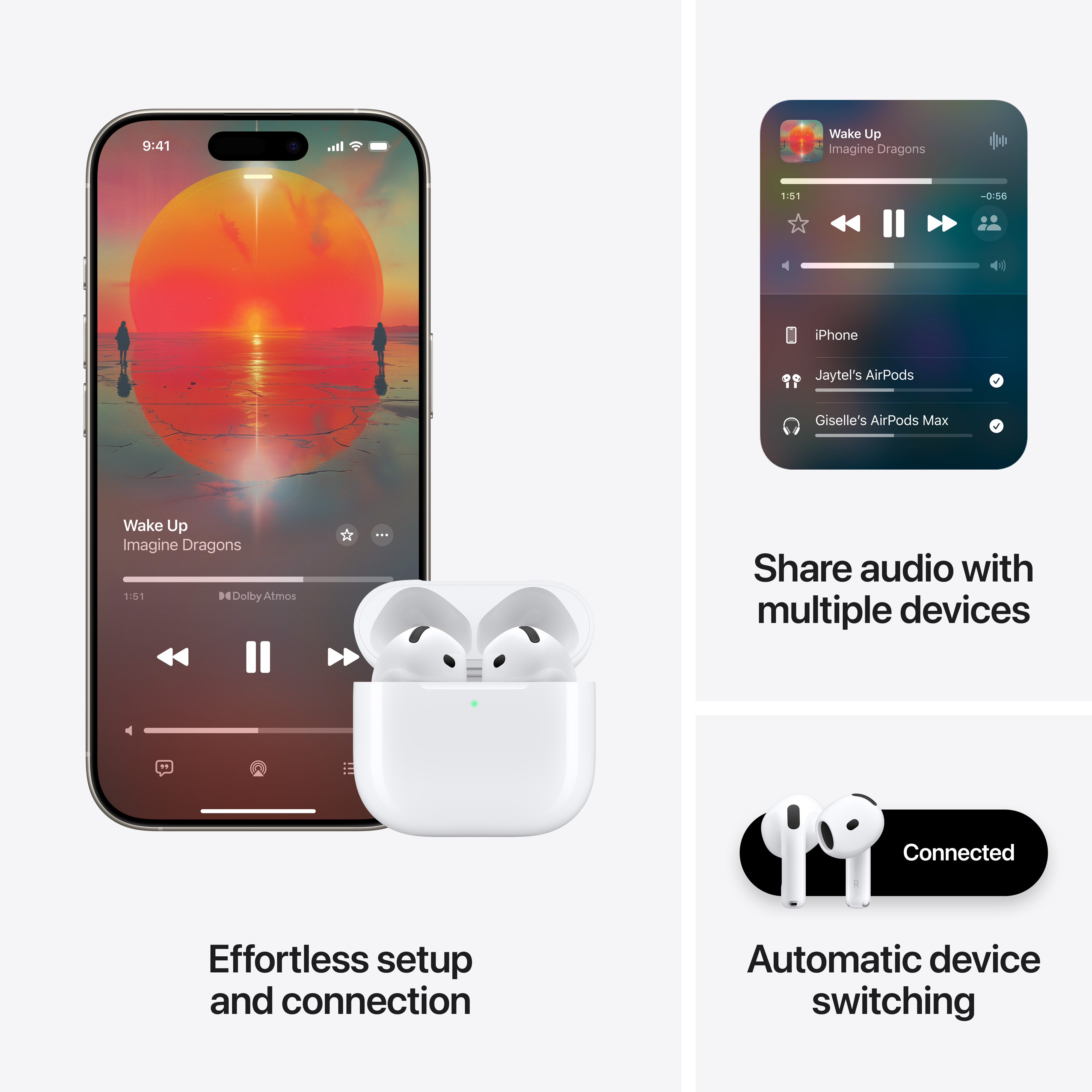 Apple AirPods (4e generatie) met actieve ruisonderdrukking wit