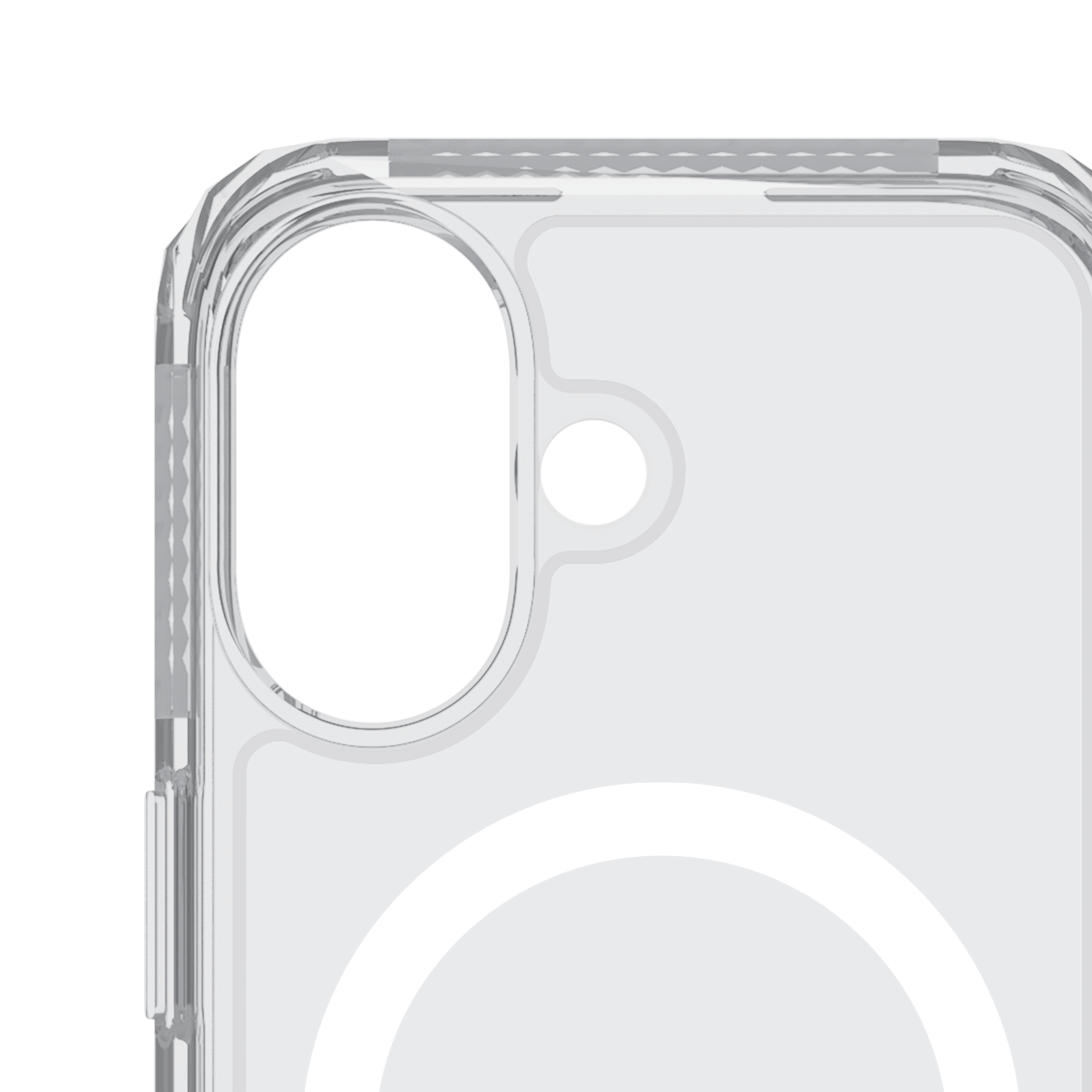 SoSkild iPhone 17 Defend heavy impact case met magnetische ring transparant