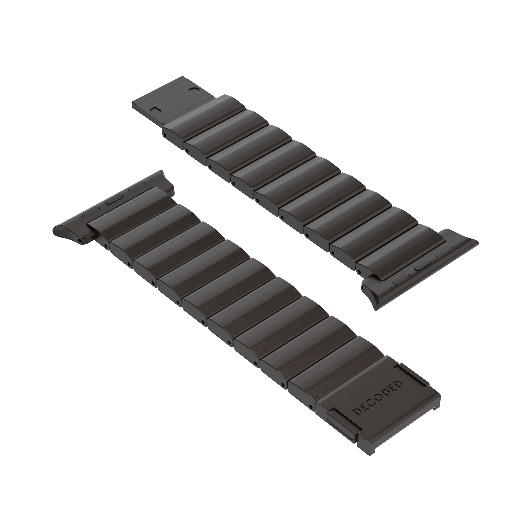 Decoded Titanium Traction bandje voor Apple Watch (Ultra 1/2) 44/45/46/49 mm zwart