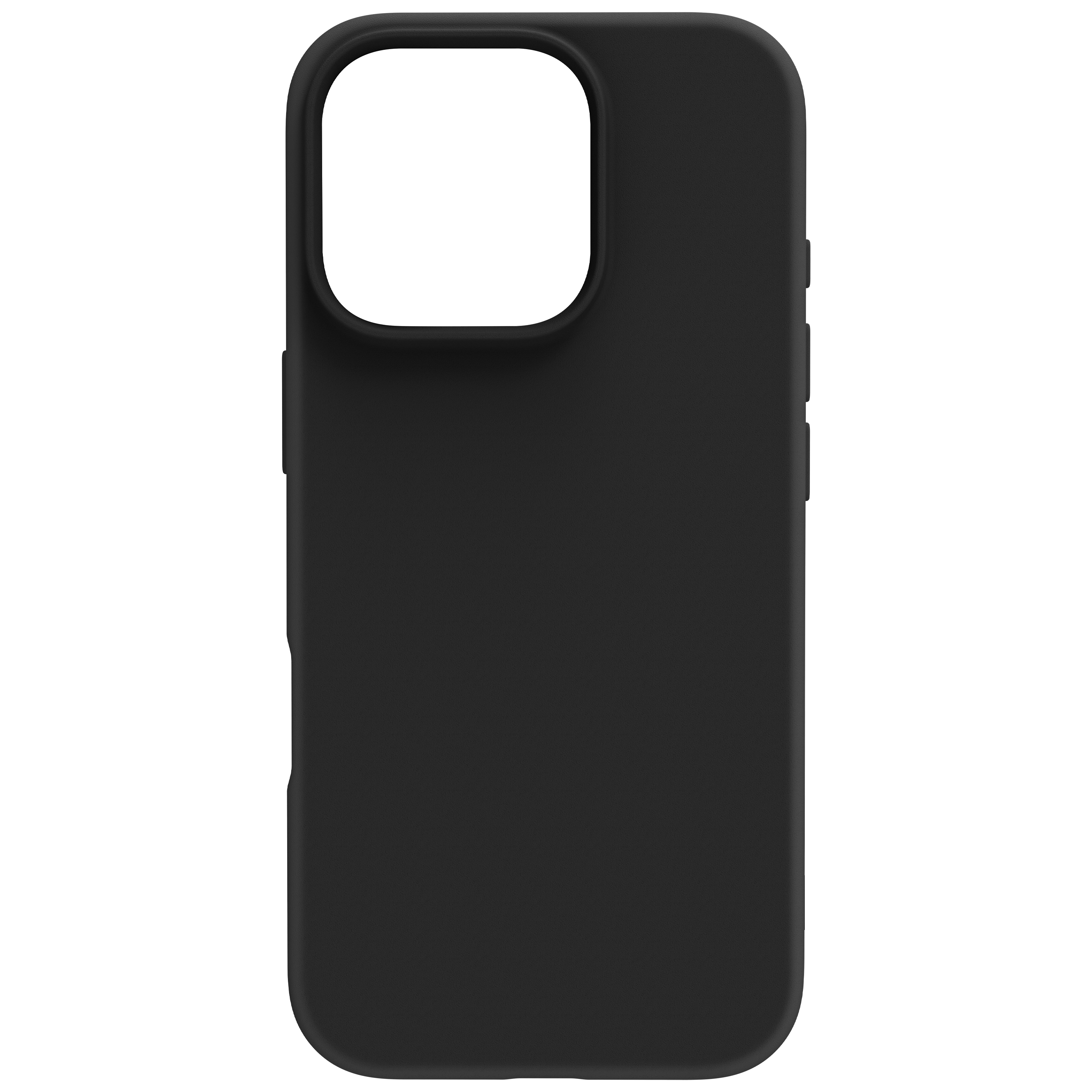 BeHello iPhone 16 Pro Soft touch case met magnetische ring zwart