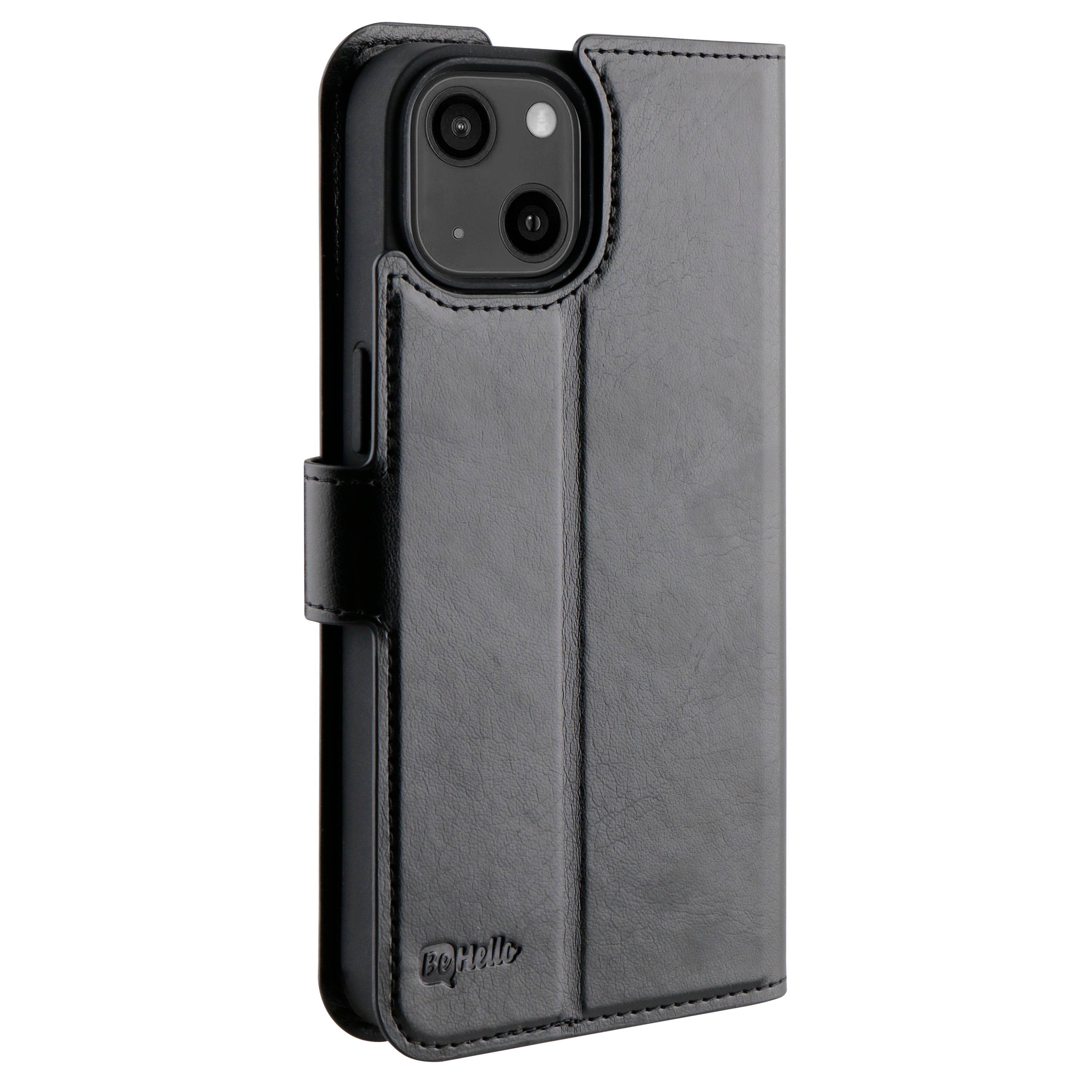 BeHello iPhone 13 mini Gel wallet case zwart