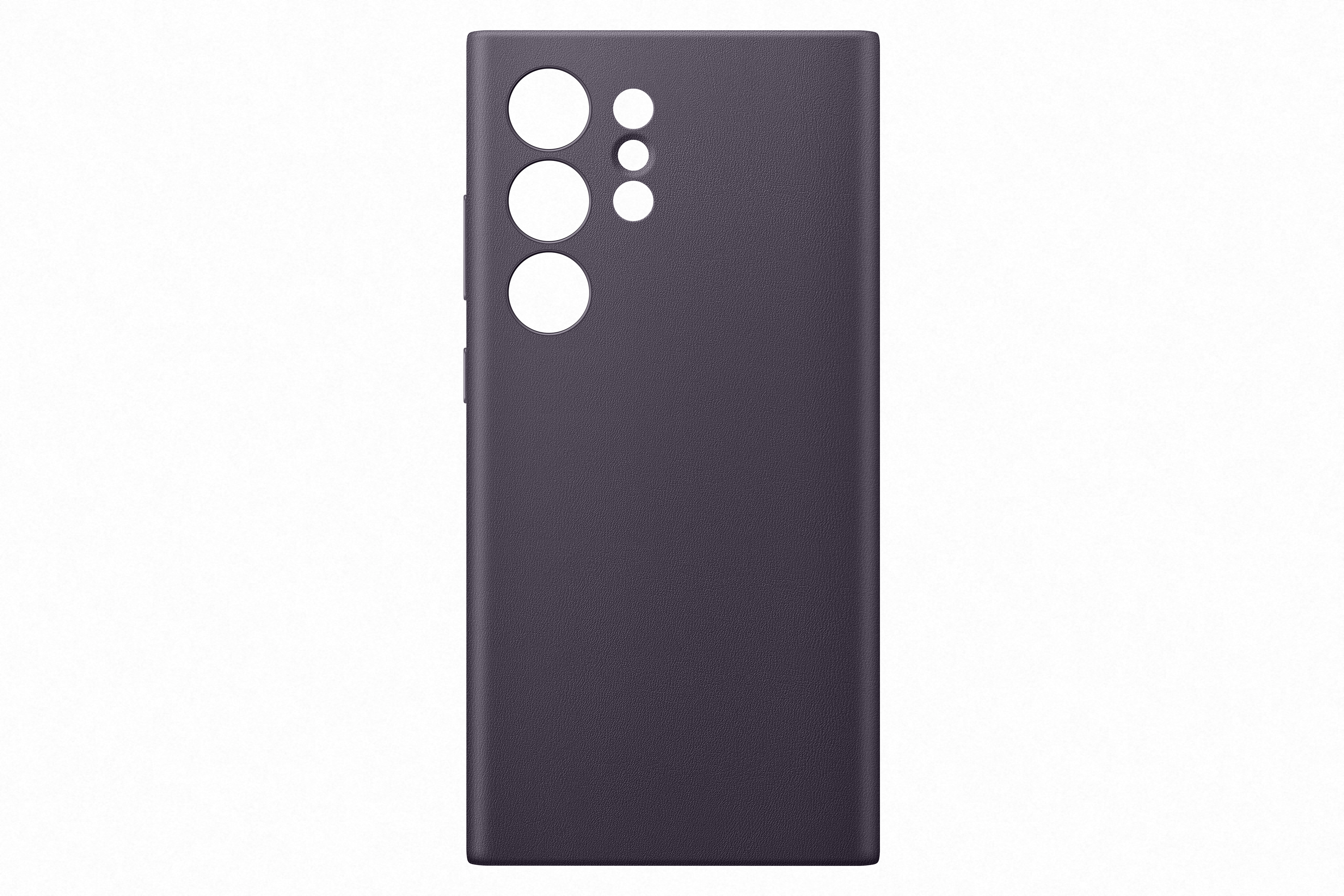 Samsung Galaxy S24 Ultra Vegan leather case dark violet