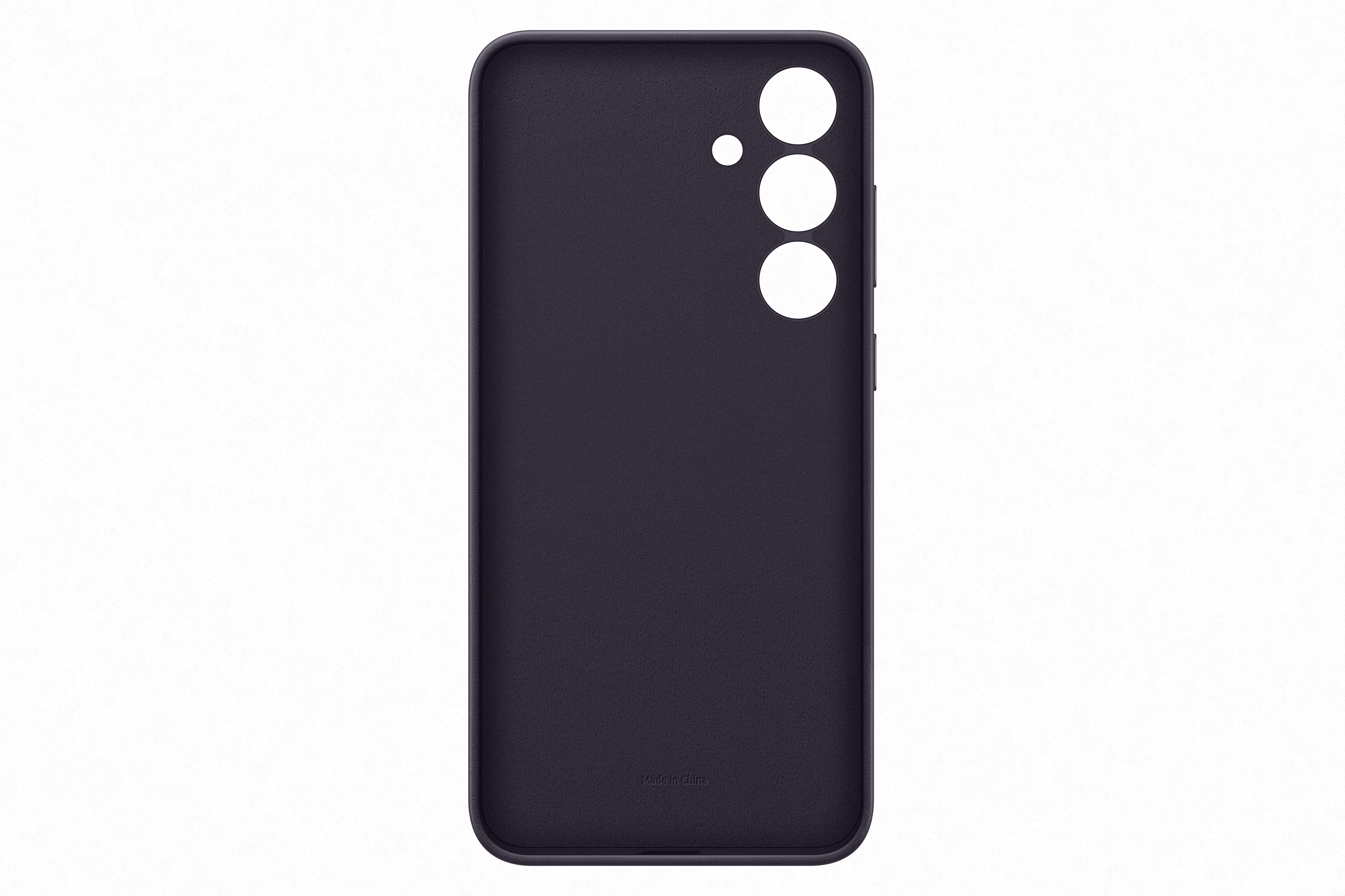 Samsung Galaxy S24+ Vegan leather case dark violet