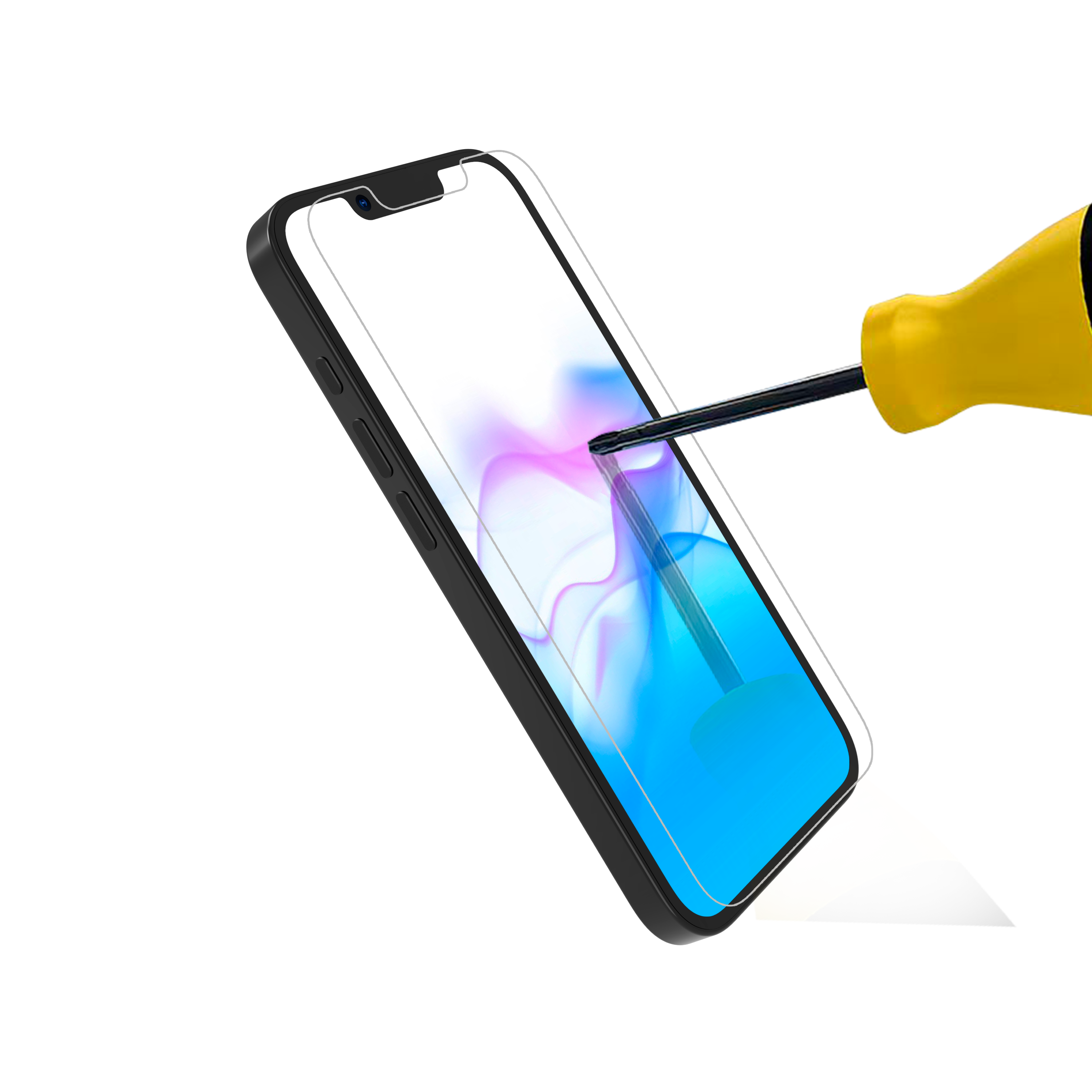 BeHello iPhone 17e / 16e High impact glass screenprotector