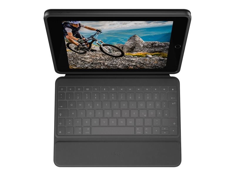 Logitech iPad (10e generatie) Rugged folio toetsenbordcase QWERTY zwart