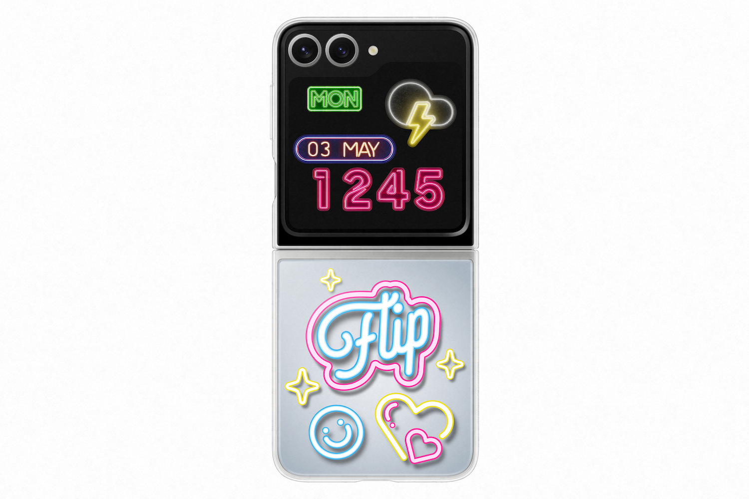 Samsung Galaxy Flip6 / Flip7 FE Flipsuit case transparant