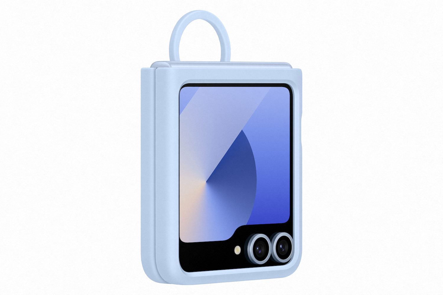 Samsung Galaxy Flip6 Silicone case blauw
