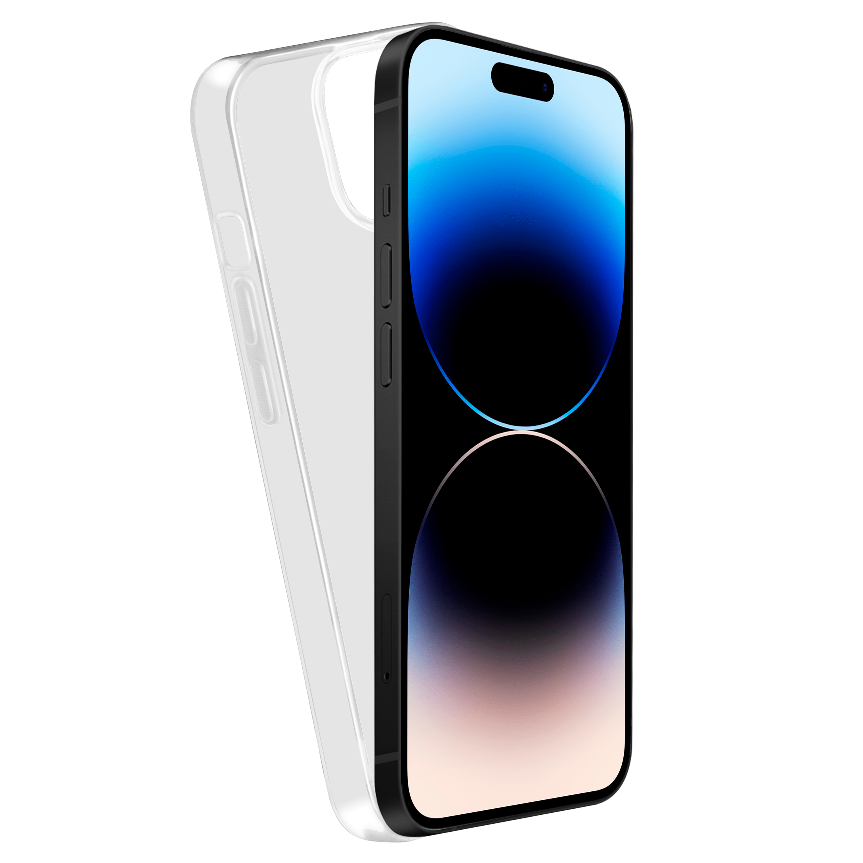 BeHello iPhone 14 Pro Thin gel case transparant