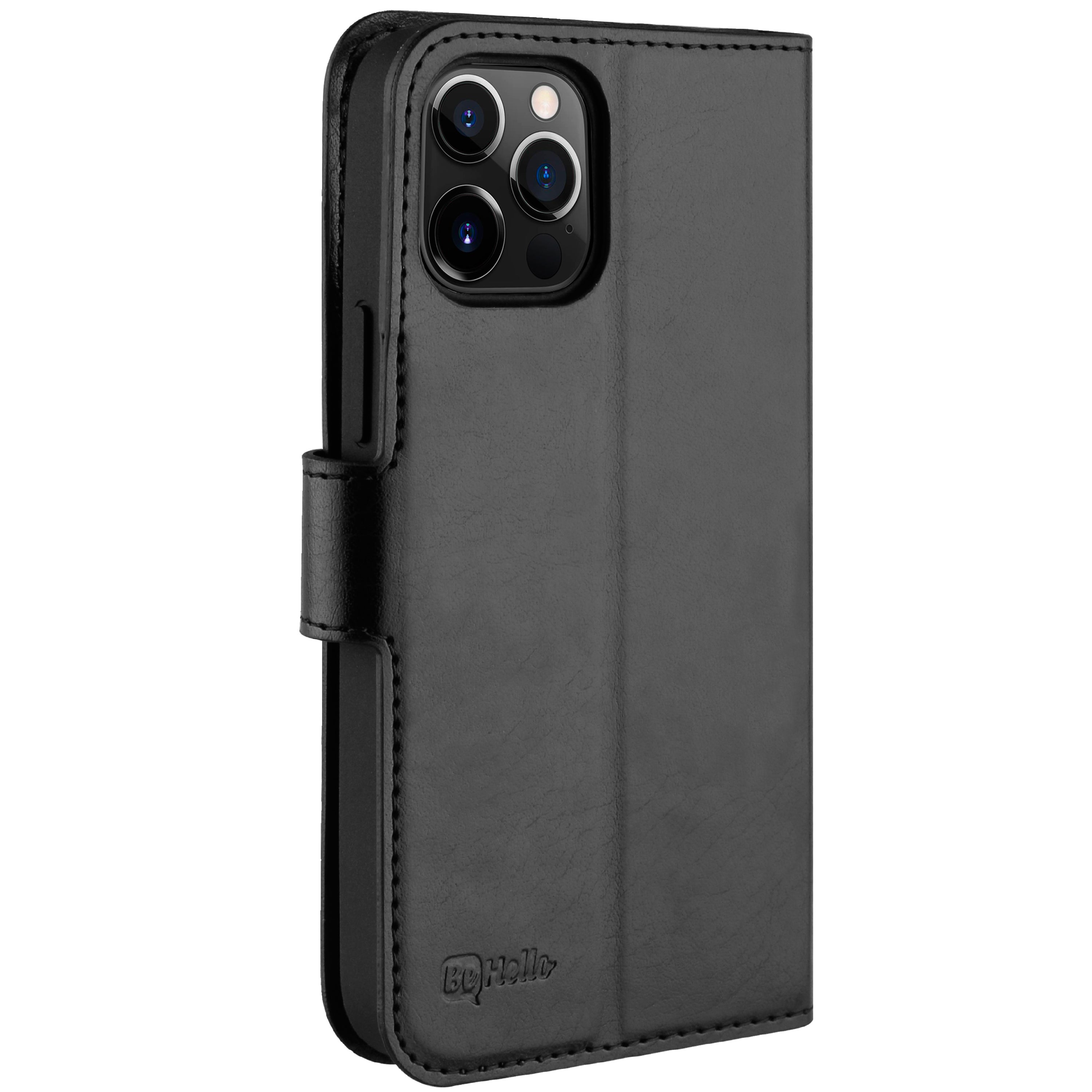 BeHello iPhone 12/12 Pro Gel wallet case zwart