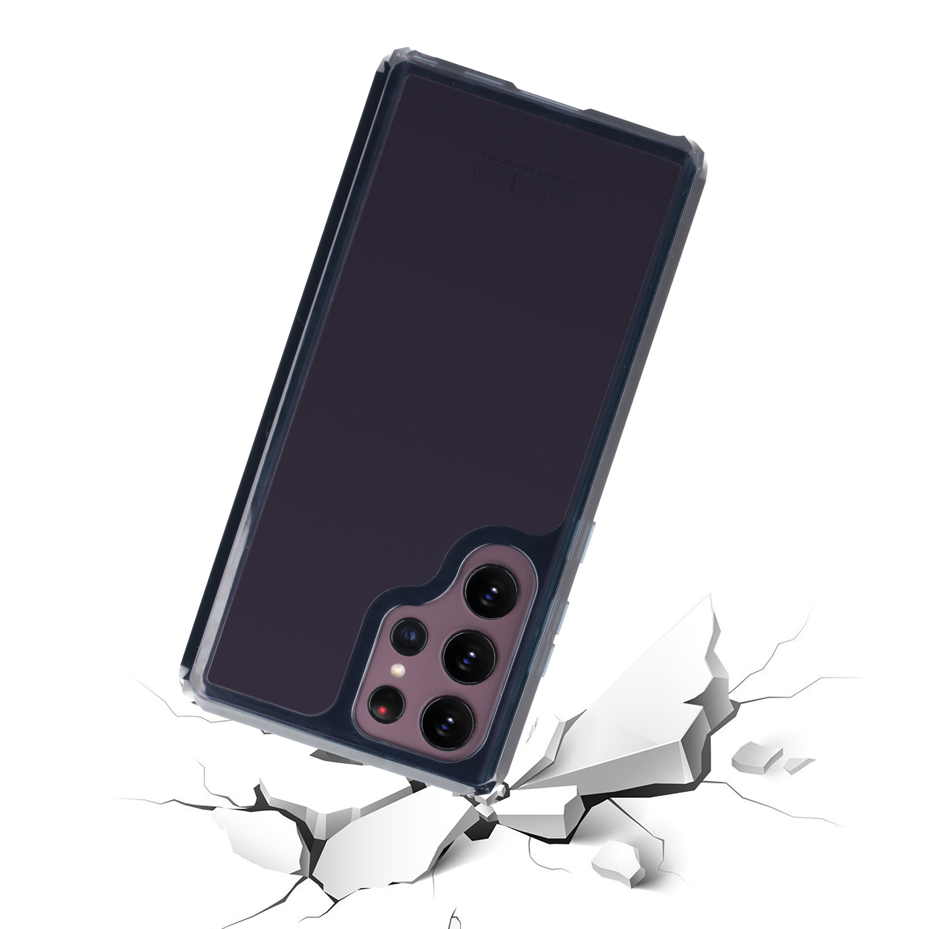SoSkild Samsung Galaxy S23 Ultra Defend heavy impact case grijs