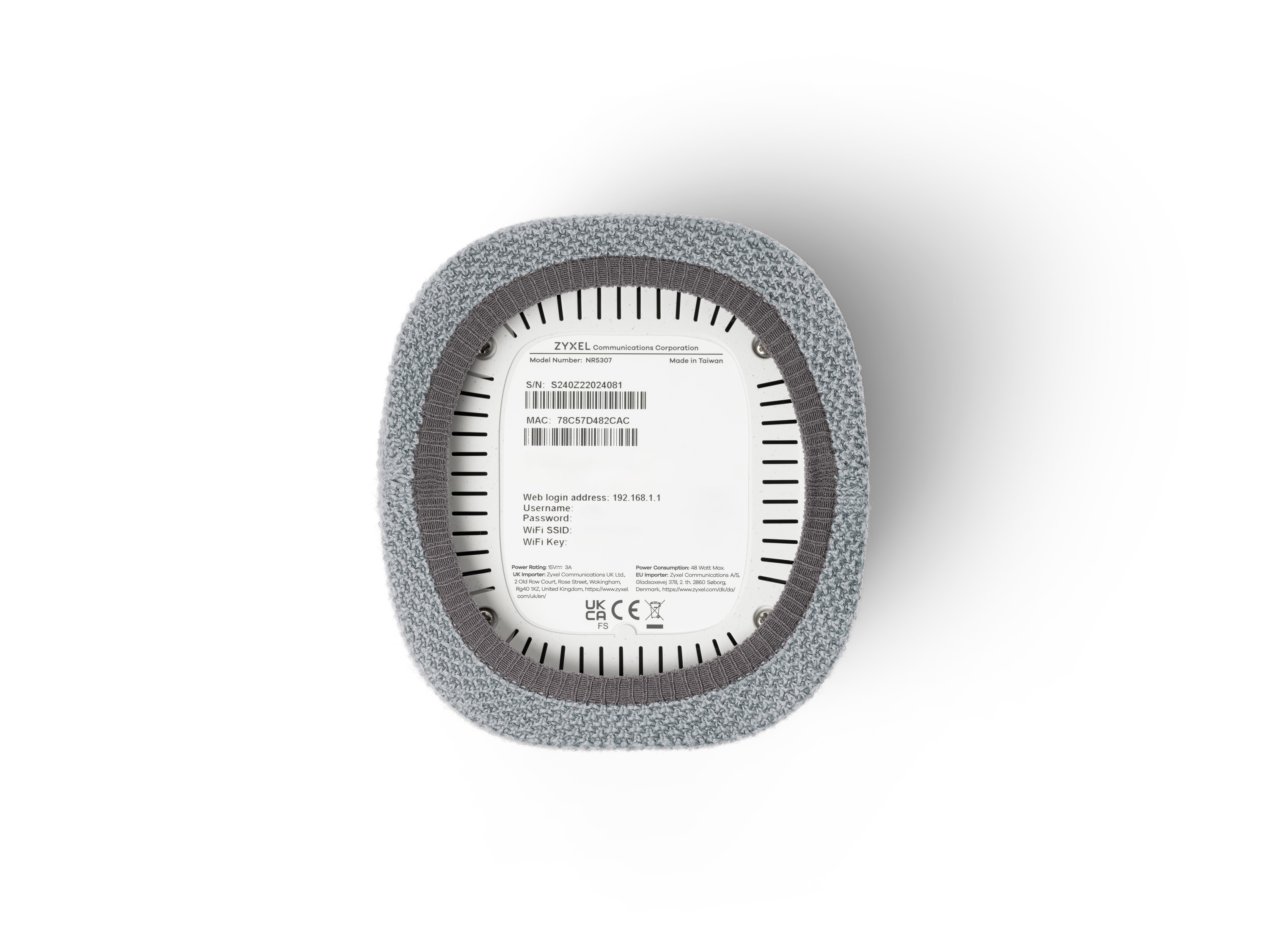 Klik&Klaar modemhoes stone blue