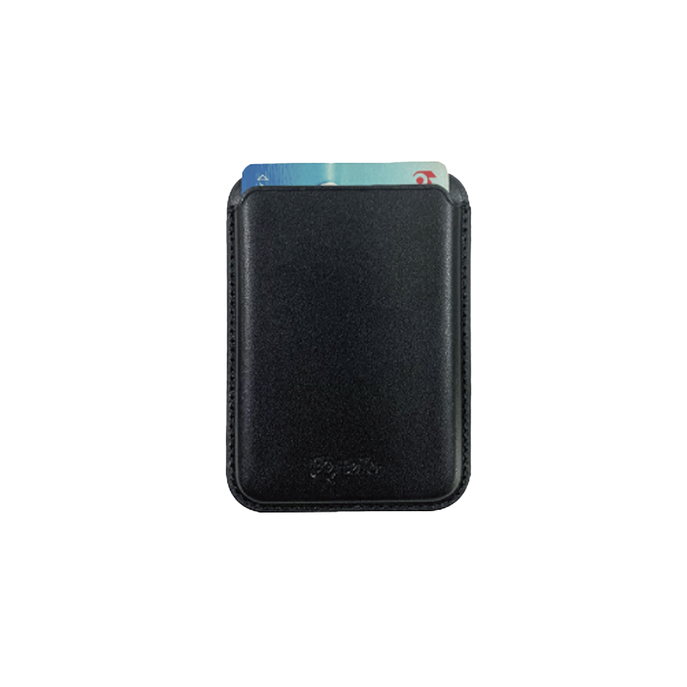 BeHello iPhone Kaarthouder met magnetische ring zwart