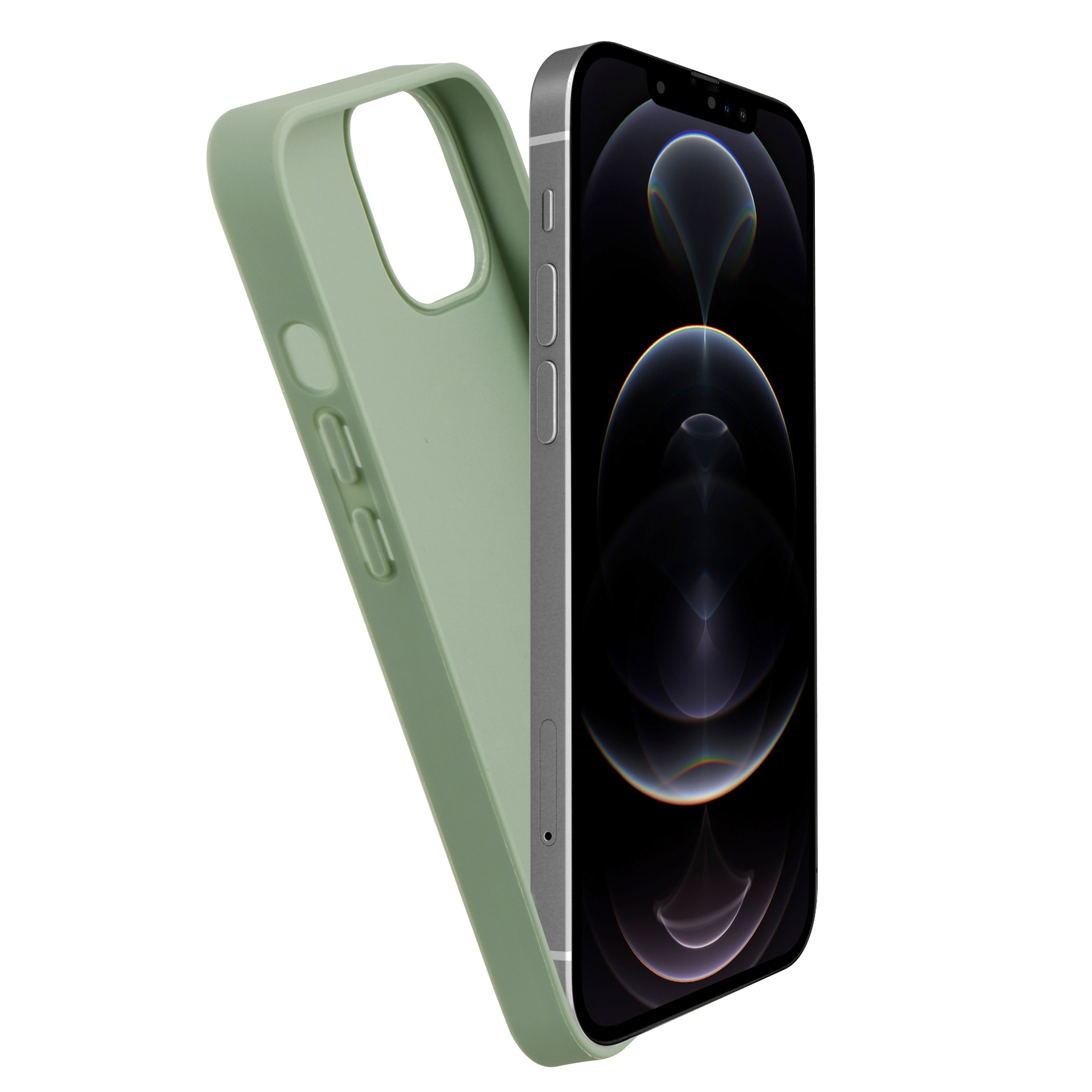 BeHello iPhone 13 Pro Max Gel case groen