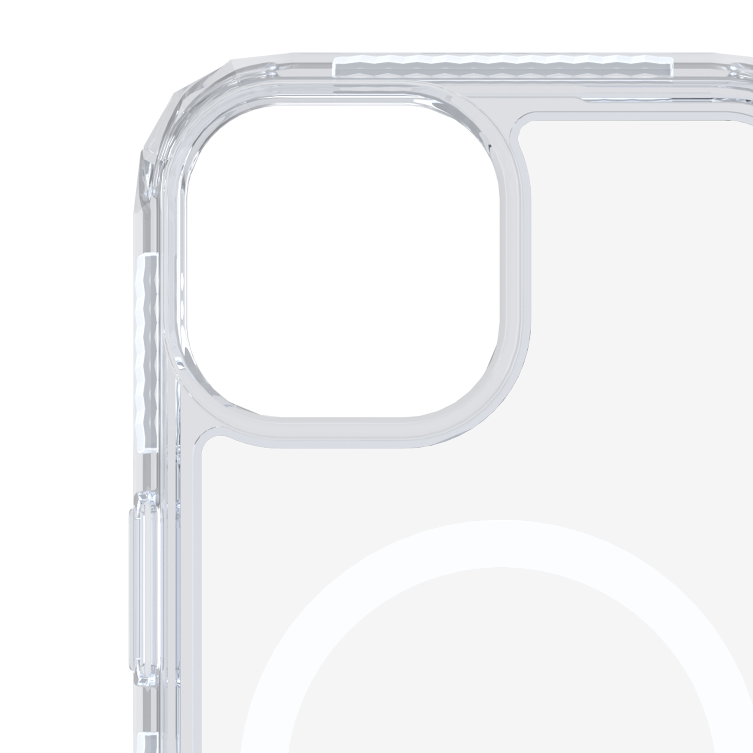 SoSkild iPhone 15 Defend heavy impact case met magnetische ring transparant