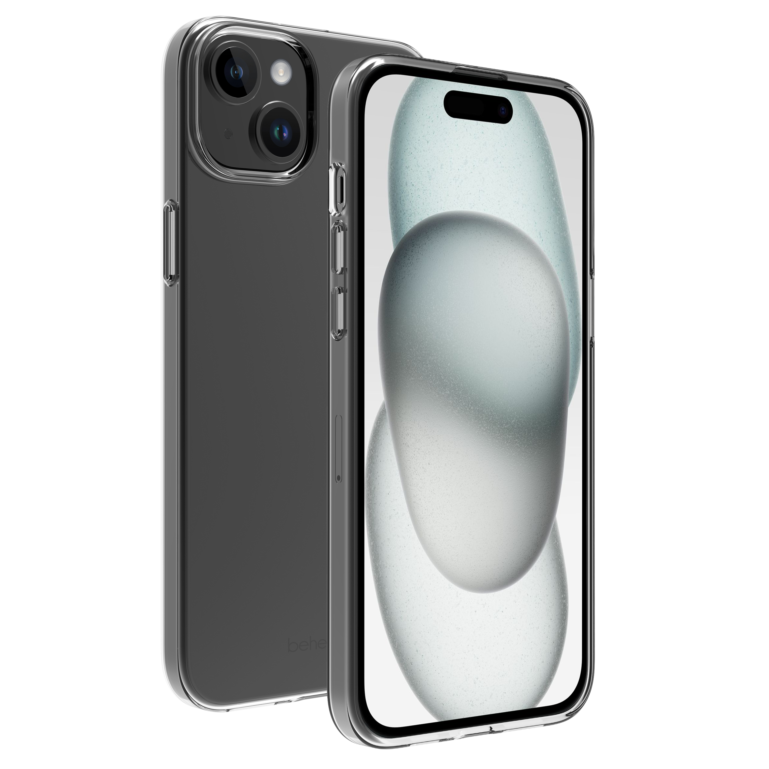 BeHello iPhone 15 Plus Thin gel case transparant