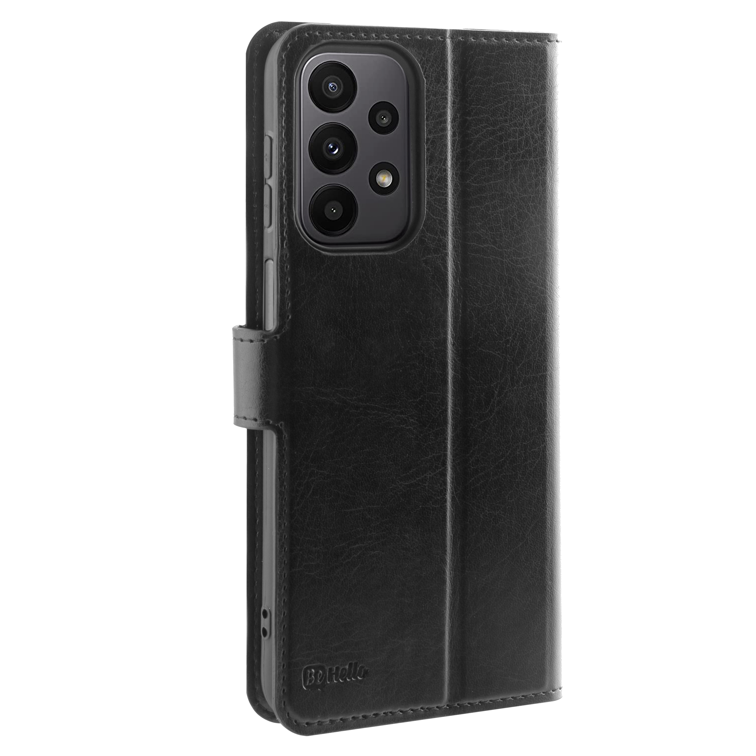 BeHello Samsung Galaxy A23 Gel Wallet case zwart