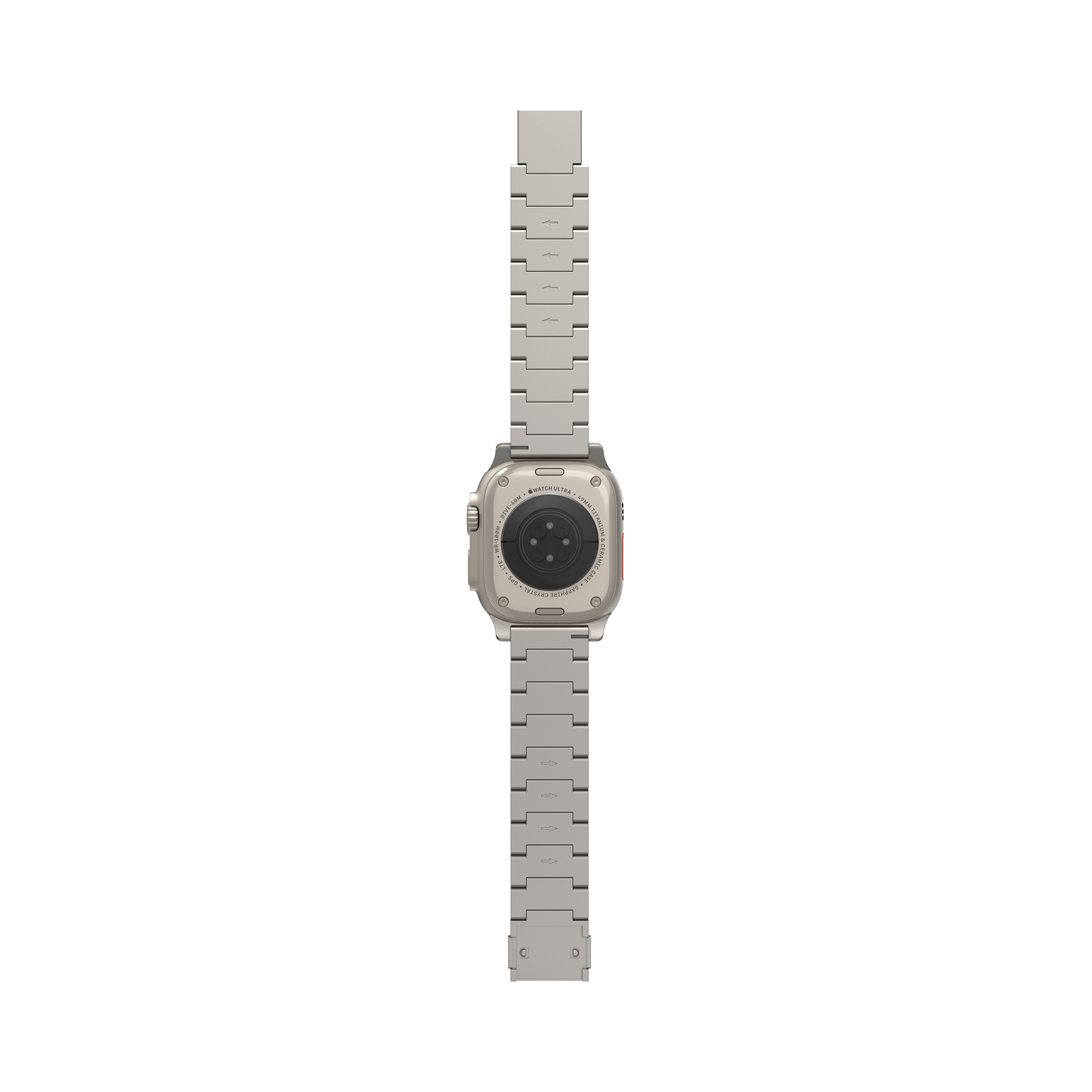 Decoded Titanium Traction bandje voor Apple Watch (Ultra 1/2) 44/45/46/49 mm titanium
