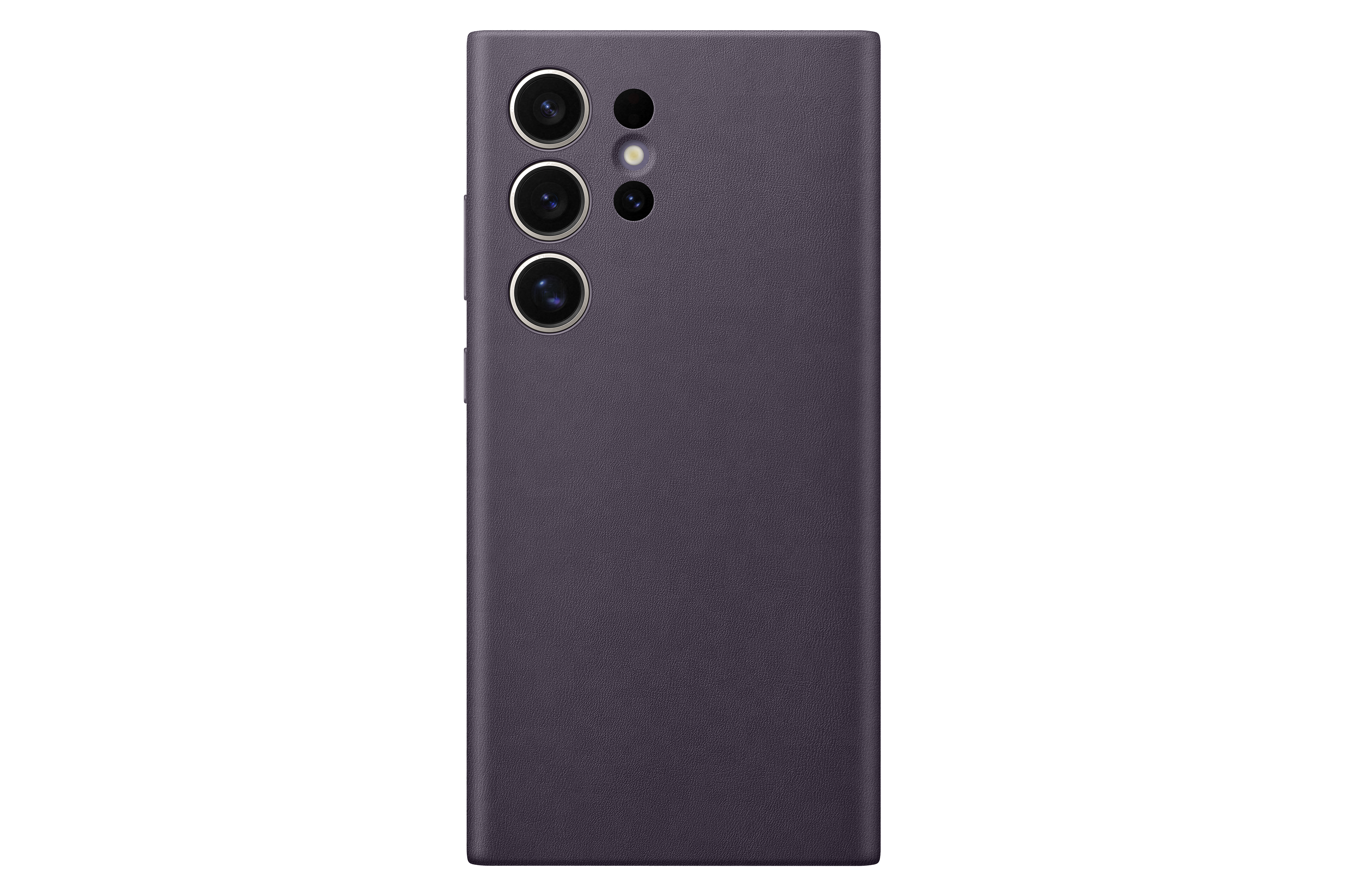 Samsung Galaxy S24 Ultra Vegan leather case dark violet
