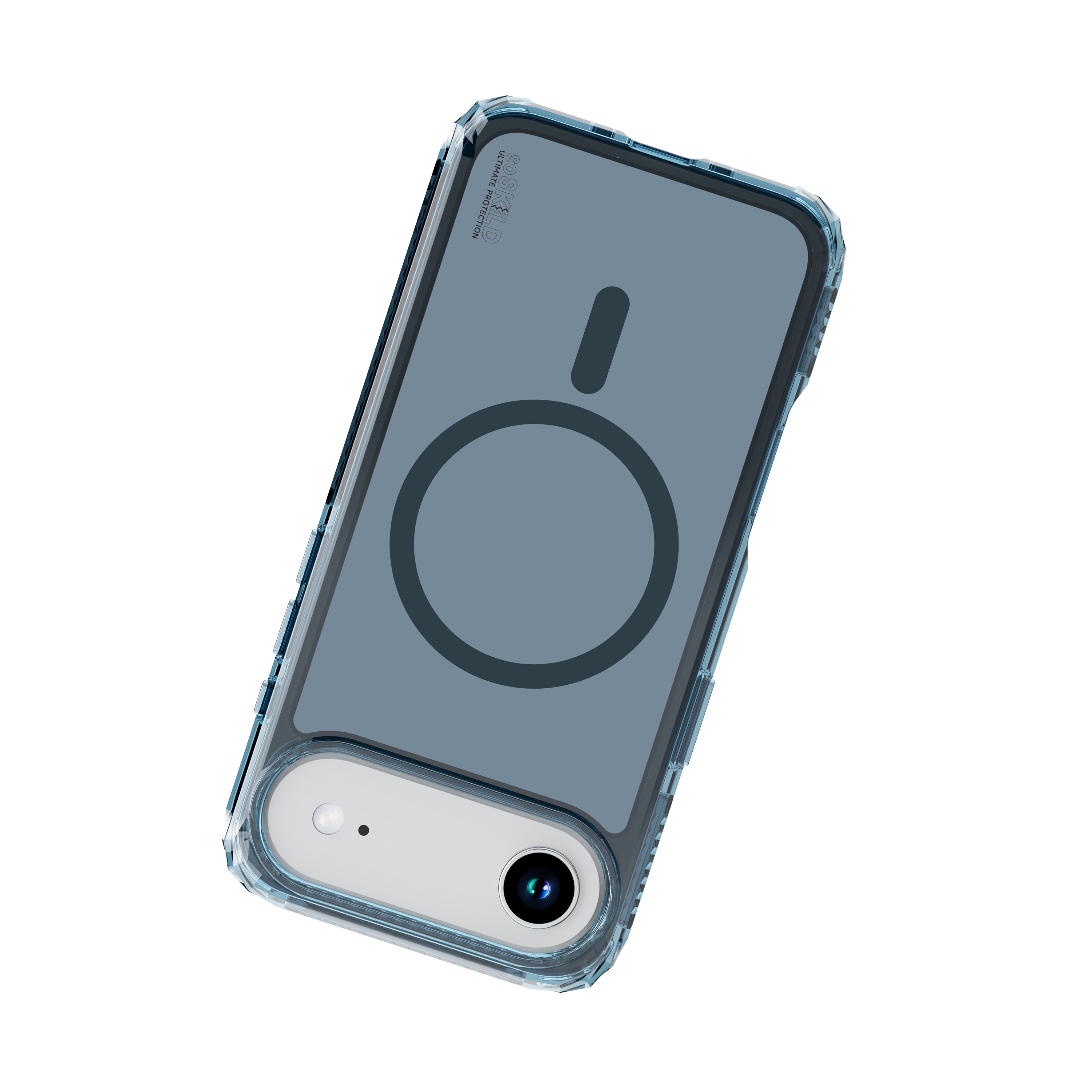 SoSkild iPhone Air Defend heavy impact case met magnetische ring grijs