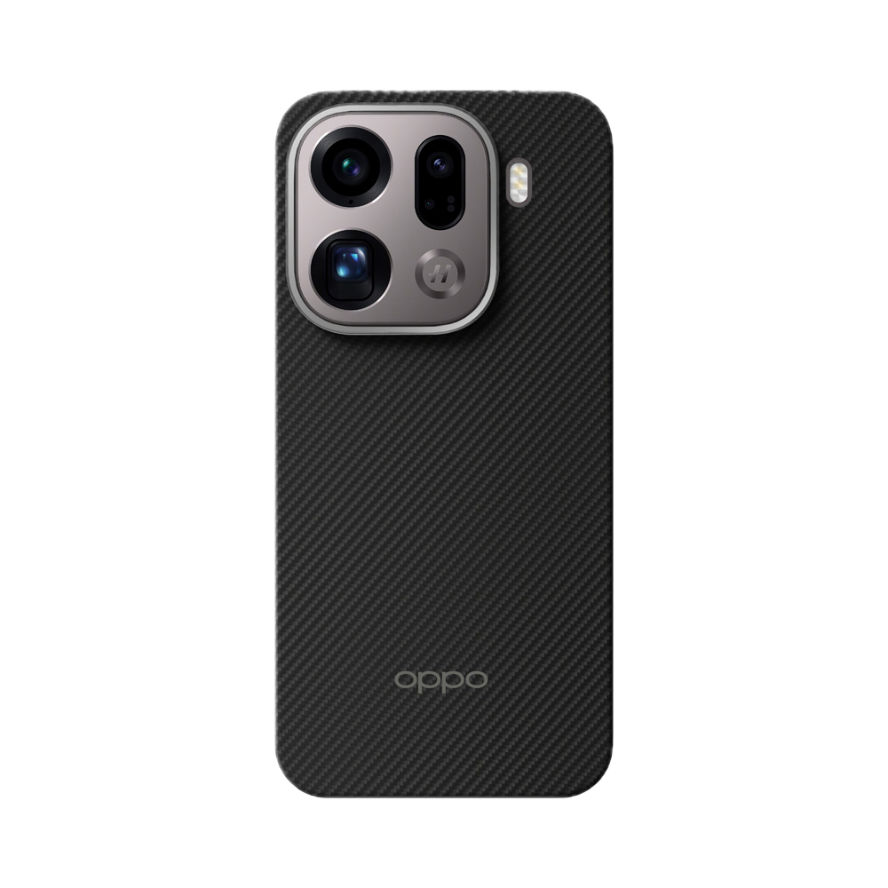 OPPO Find X9 Pro Aramid fiber magnetic case zwart