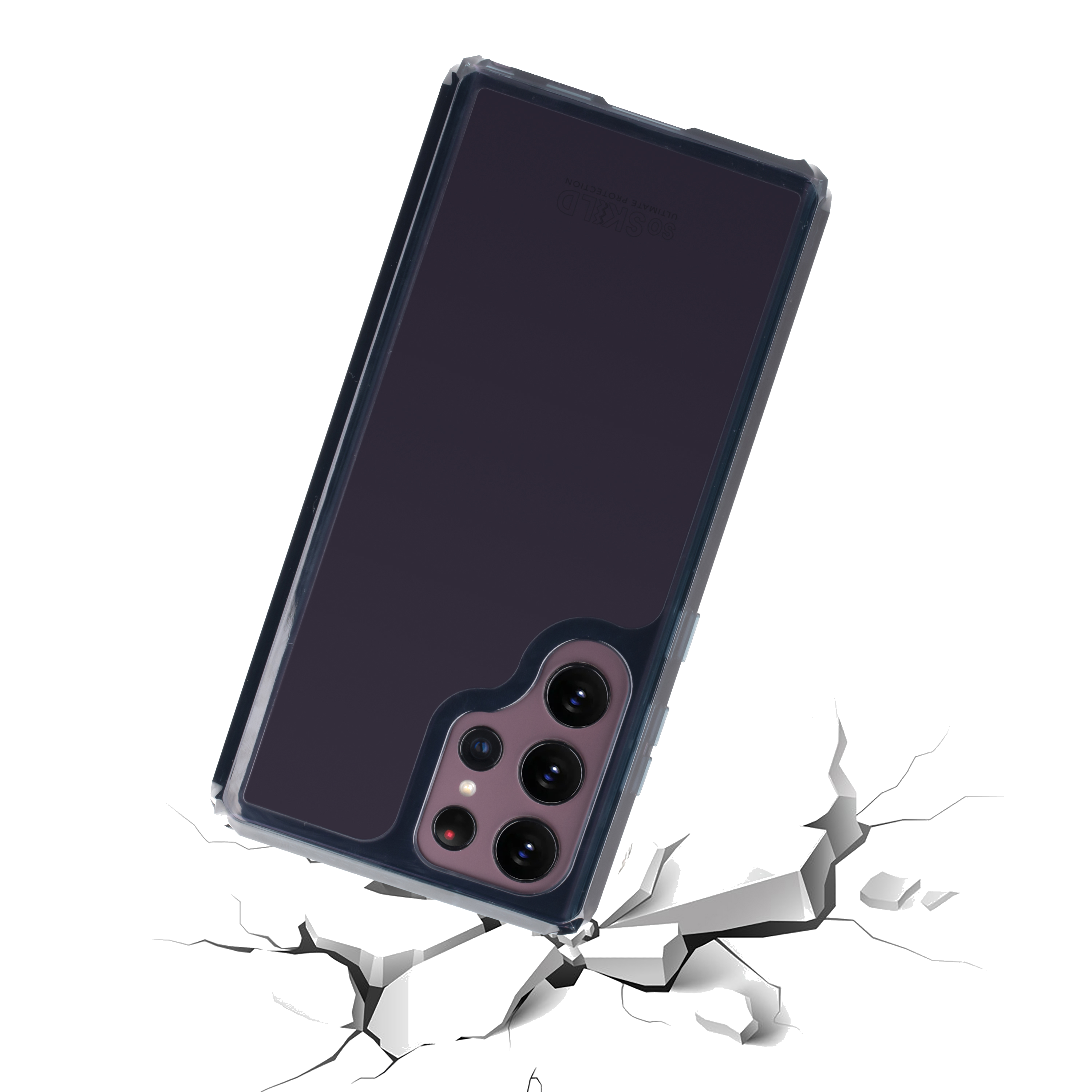 SoSkild Samsung Galaxy S23 Ultra Defend heavy impact case grijs