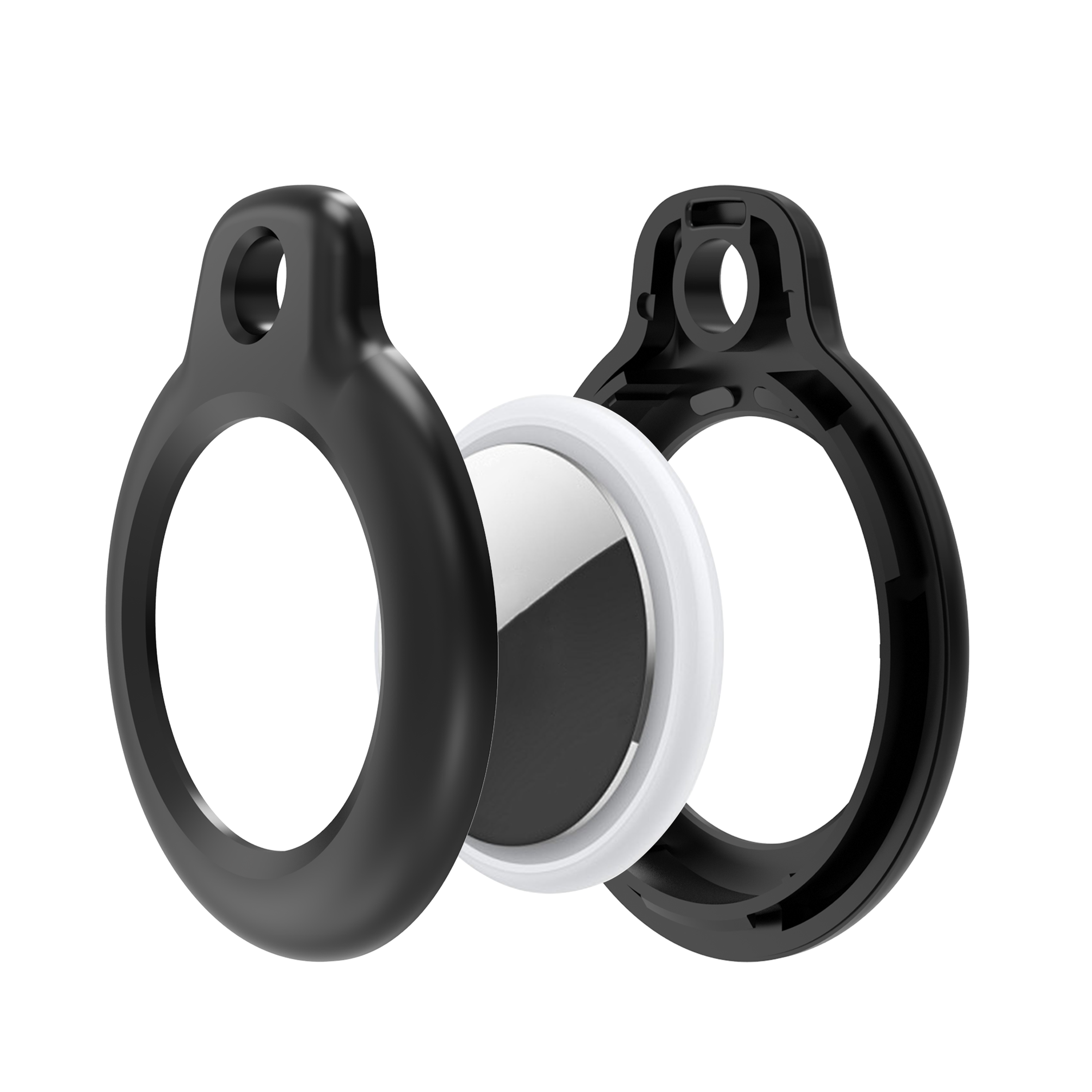 BeHello AirTag Keychain Holder zwart