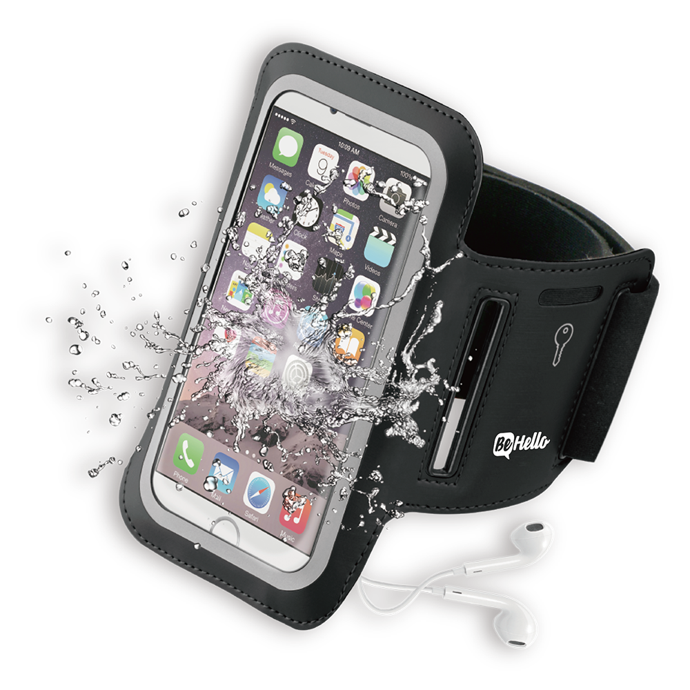 BeHello Sportarmband XL zwart
