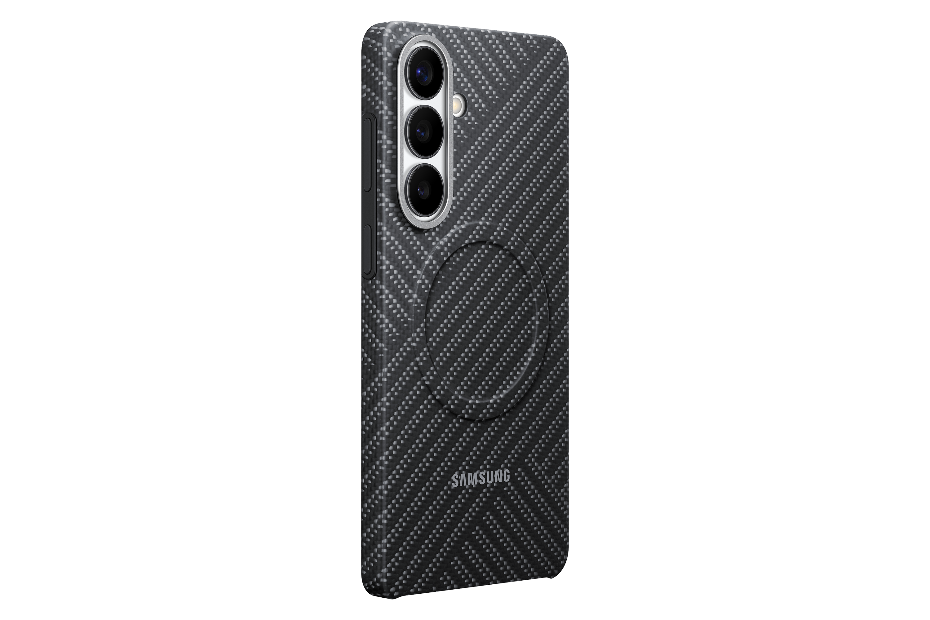 Samsung Galaxy S26+ Carbon magnet case grijs