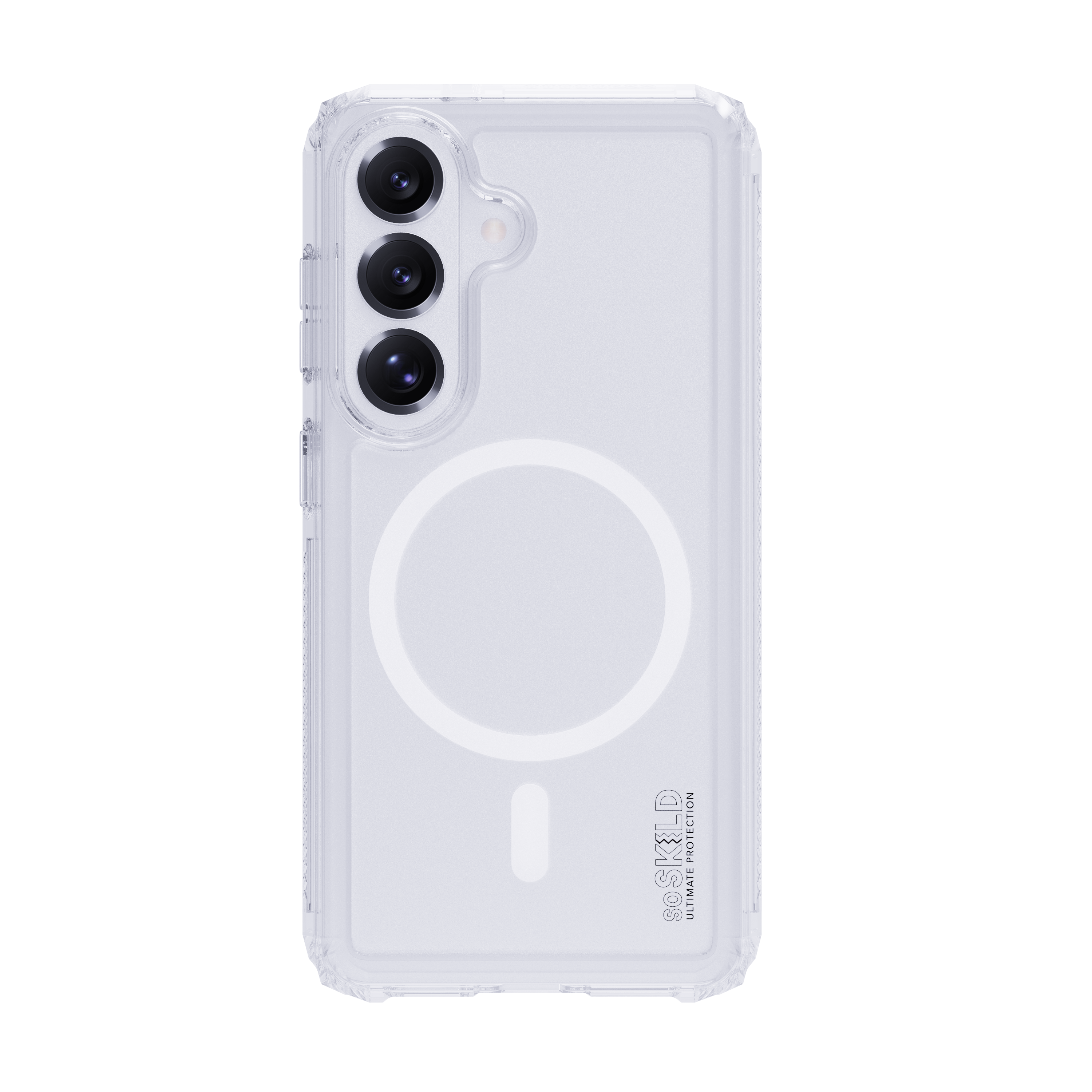 SoSkild Samsung Galaxy S26 Defend heavy impact case met magnetische ring transparant