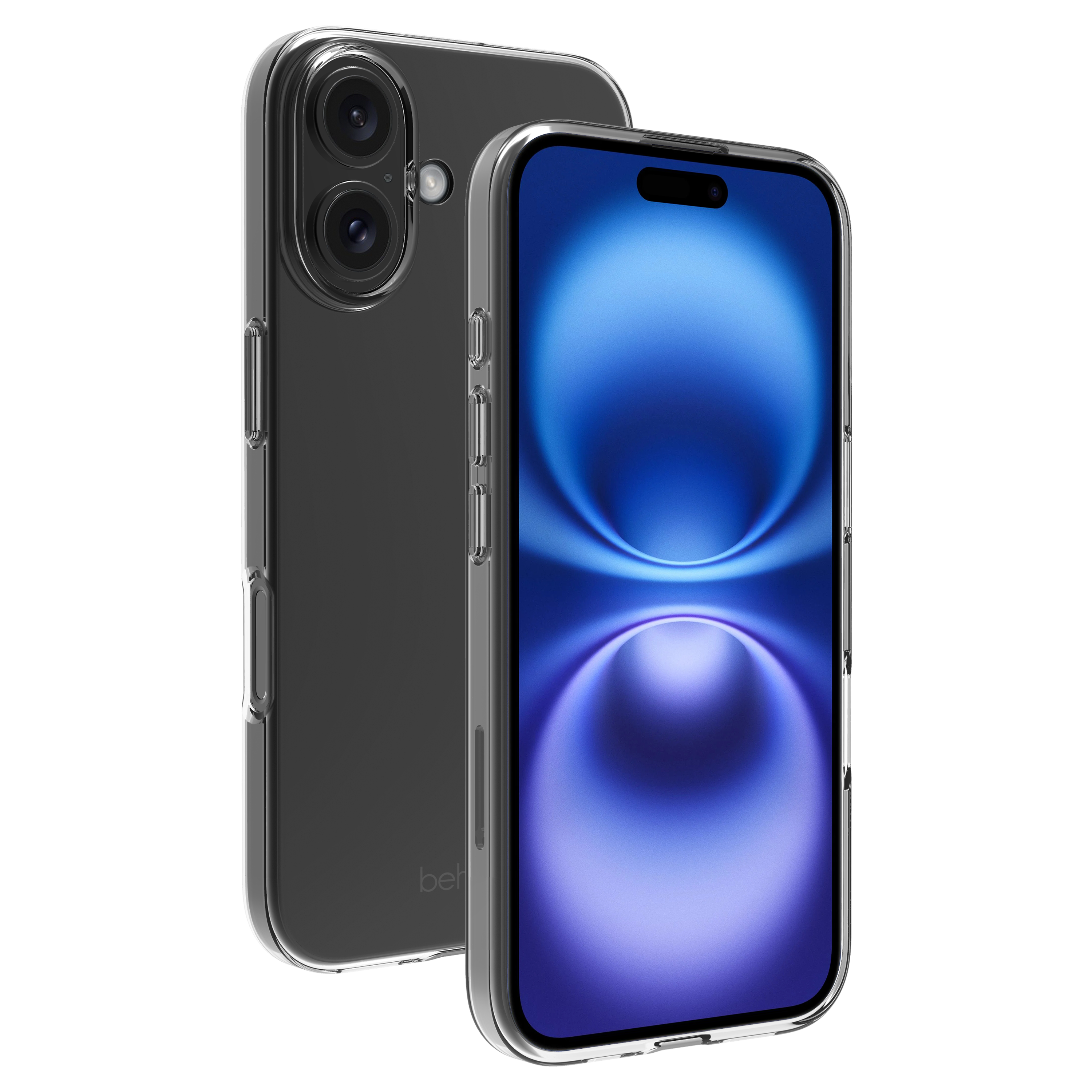 BeHello iPhone 16 Plus Thin gel case transparant