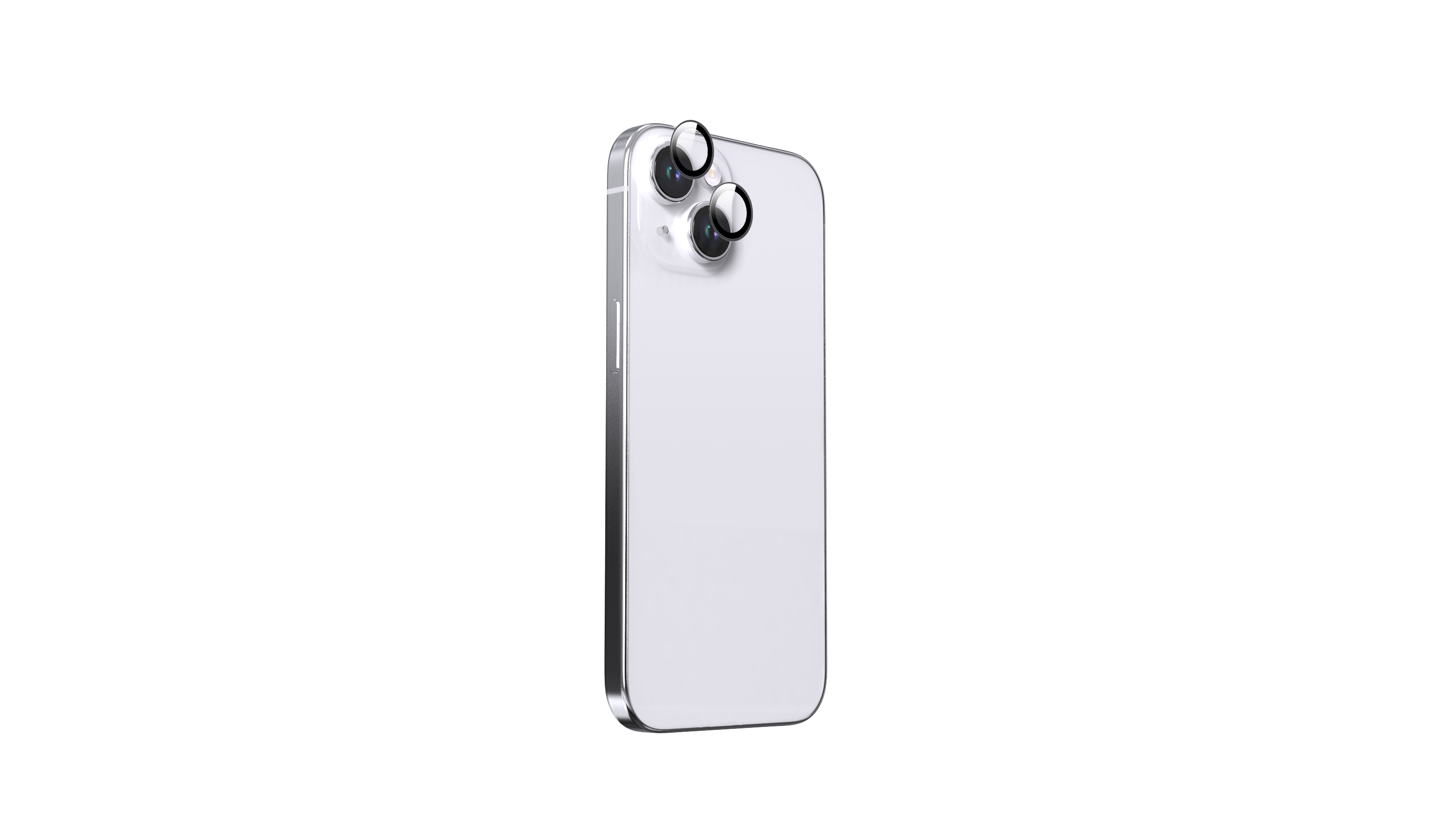 BeHello iPhone 15/15 Plus/14/14 Plus Camera lens protector zwart