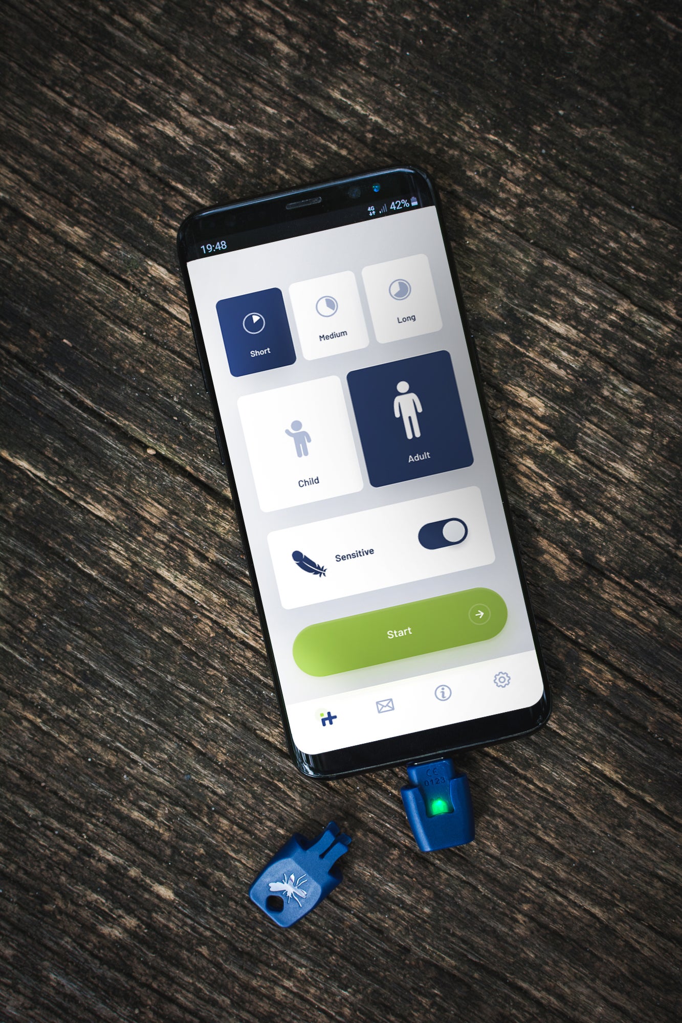 Heat It Insectenbeet-heler classic USB-C blauw Heat It Insectenbeet-heler classic USB-C blauw