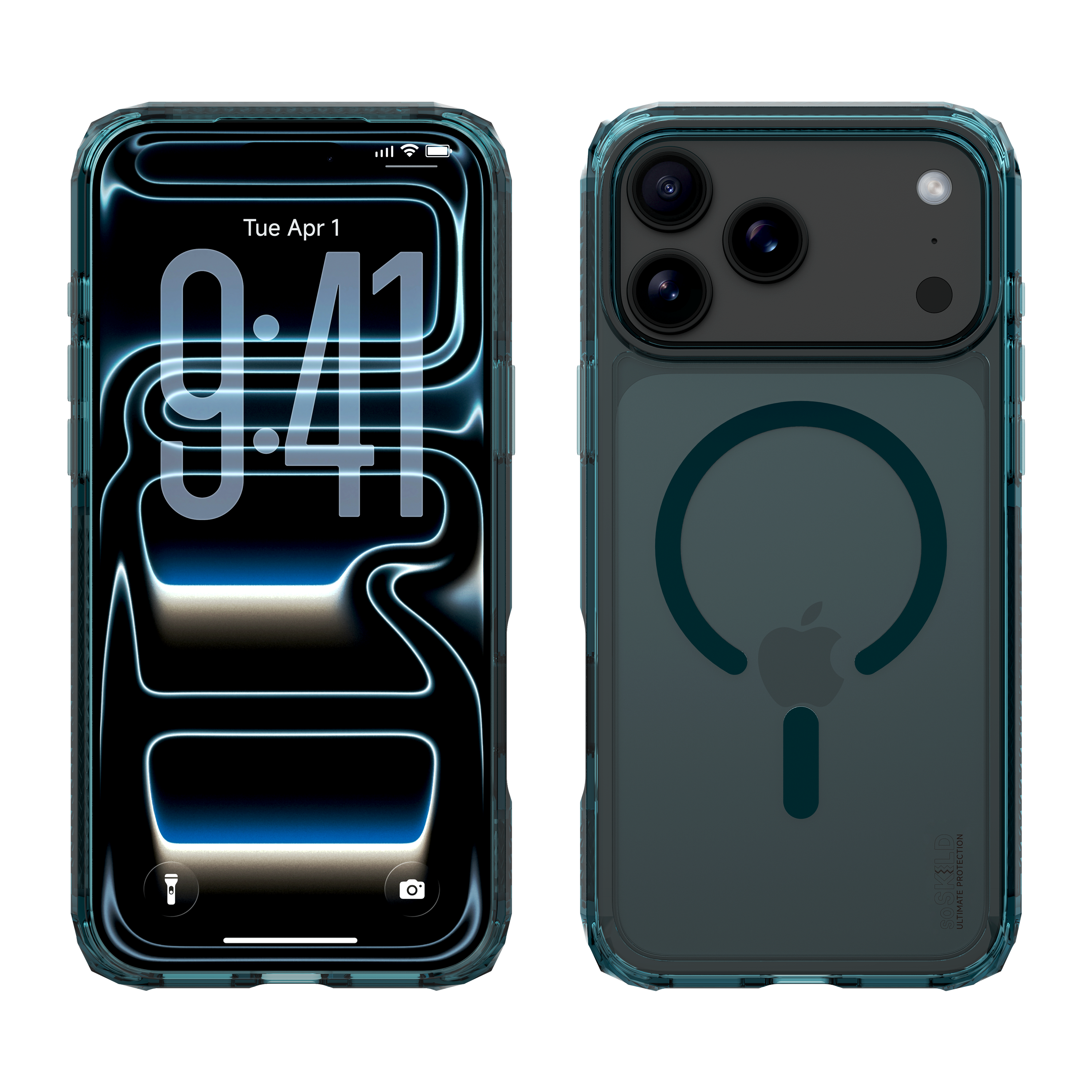 SoSkild iPhone 18 Pro Max / 17 Pro Max Defend heavy impact case met magnetische ring grijs