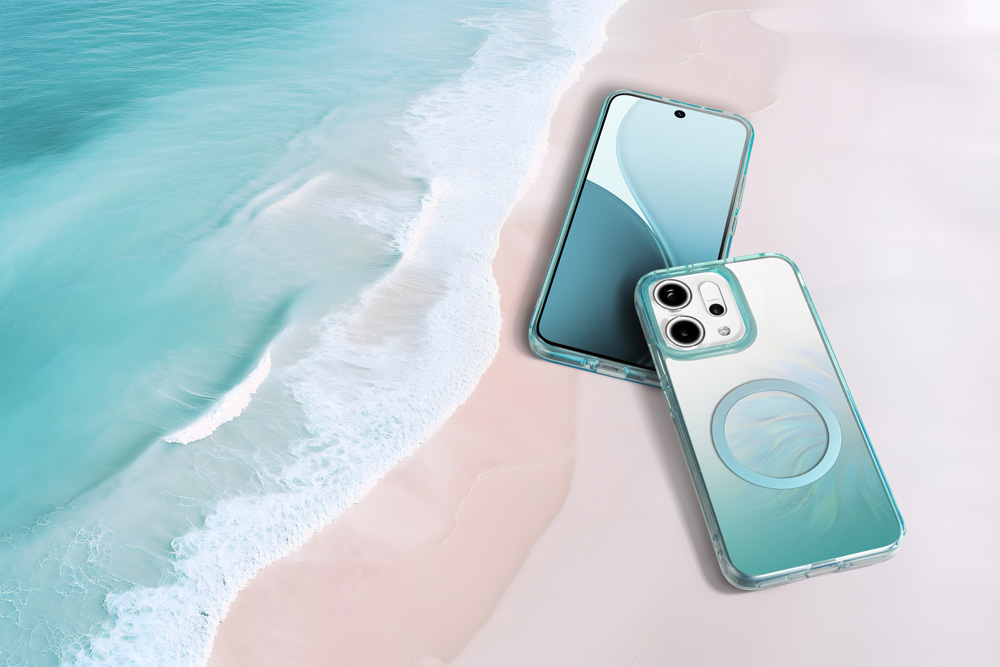 OPPO Reno14 Magnetic case gradient blue