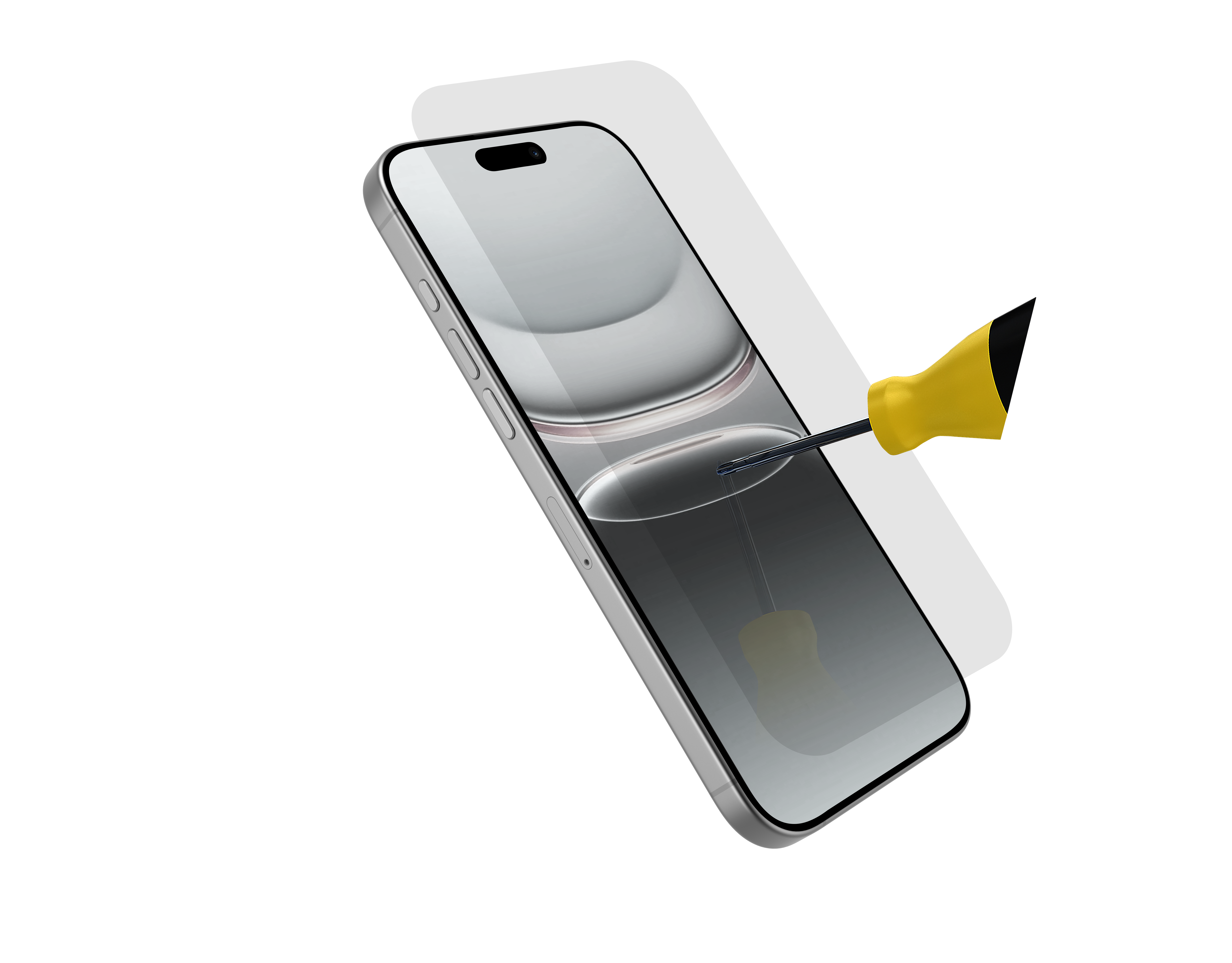BeHello iPhone 17 Pro Max High impact glass screenprotector