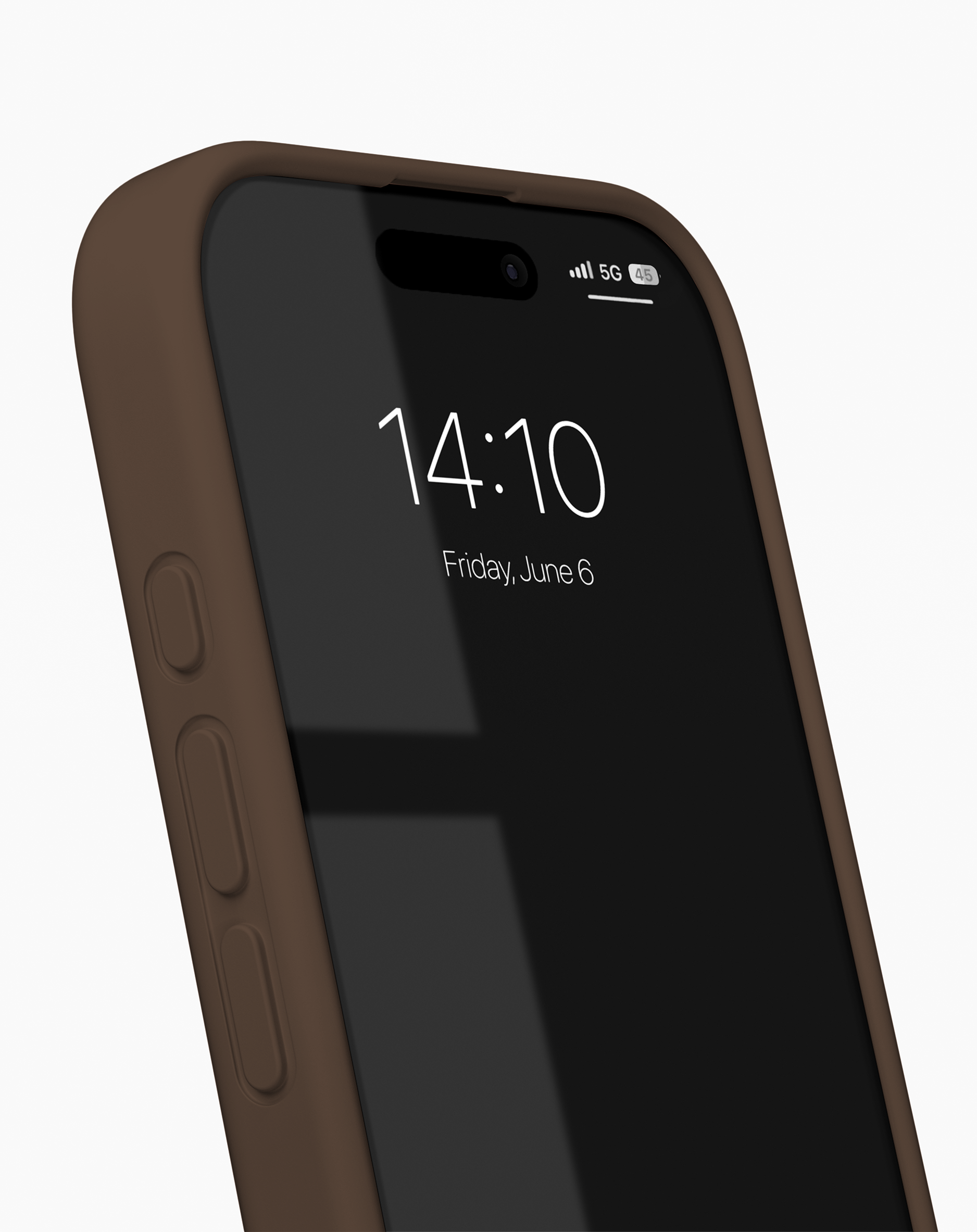 iDeal of Sweden iPhone 17 Silicone case met magnetische ring mocha mousse