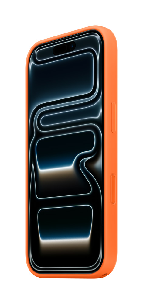 Apple iPhone 17 Pro Silicone case met MagSafe oranje