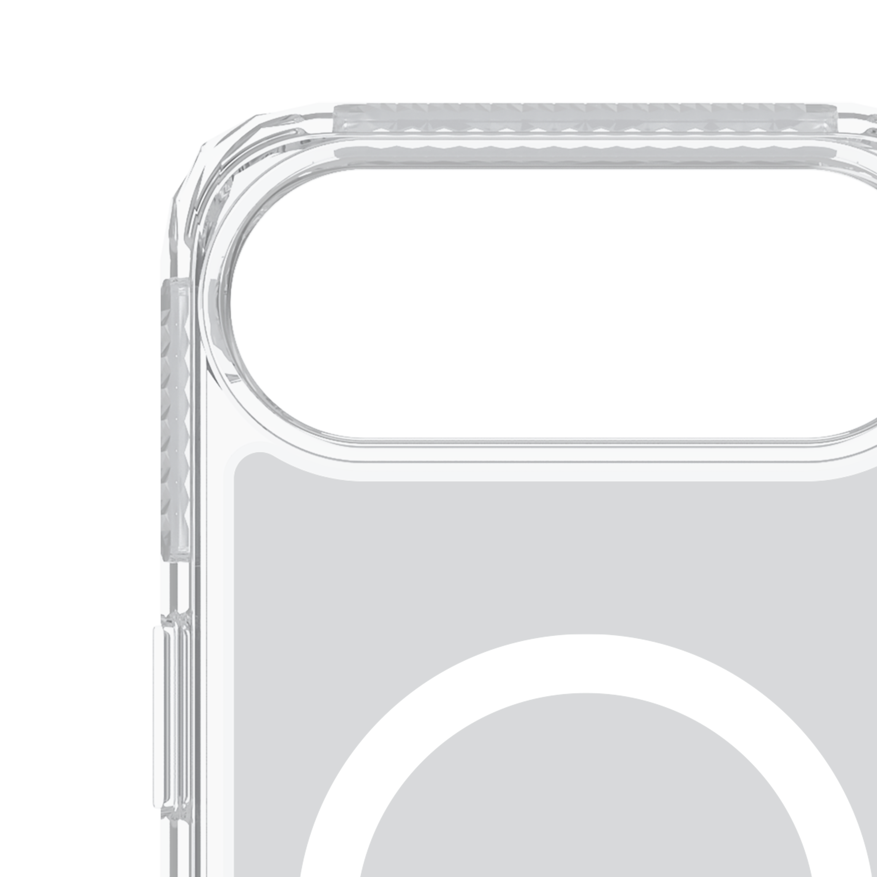 SoSkild iPhone Air Defend heavy impact case met magnetische ring transparant