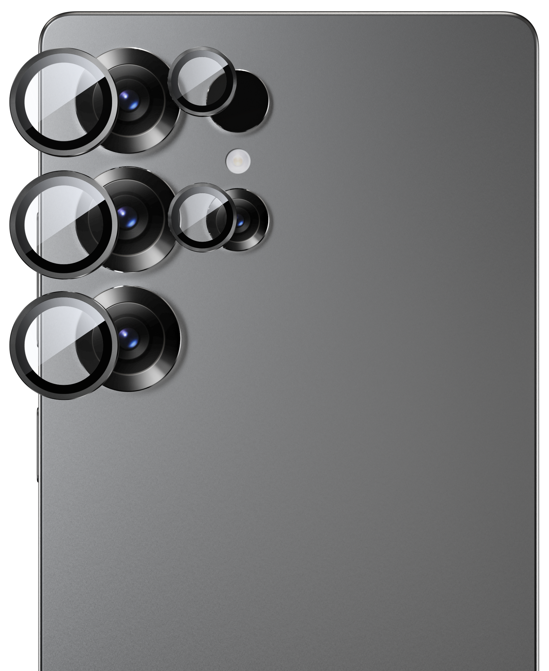 Behello Samsung Galaxy S25 Ultra Camera lens protector zwart