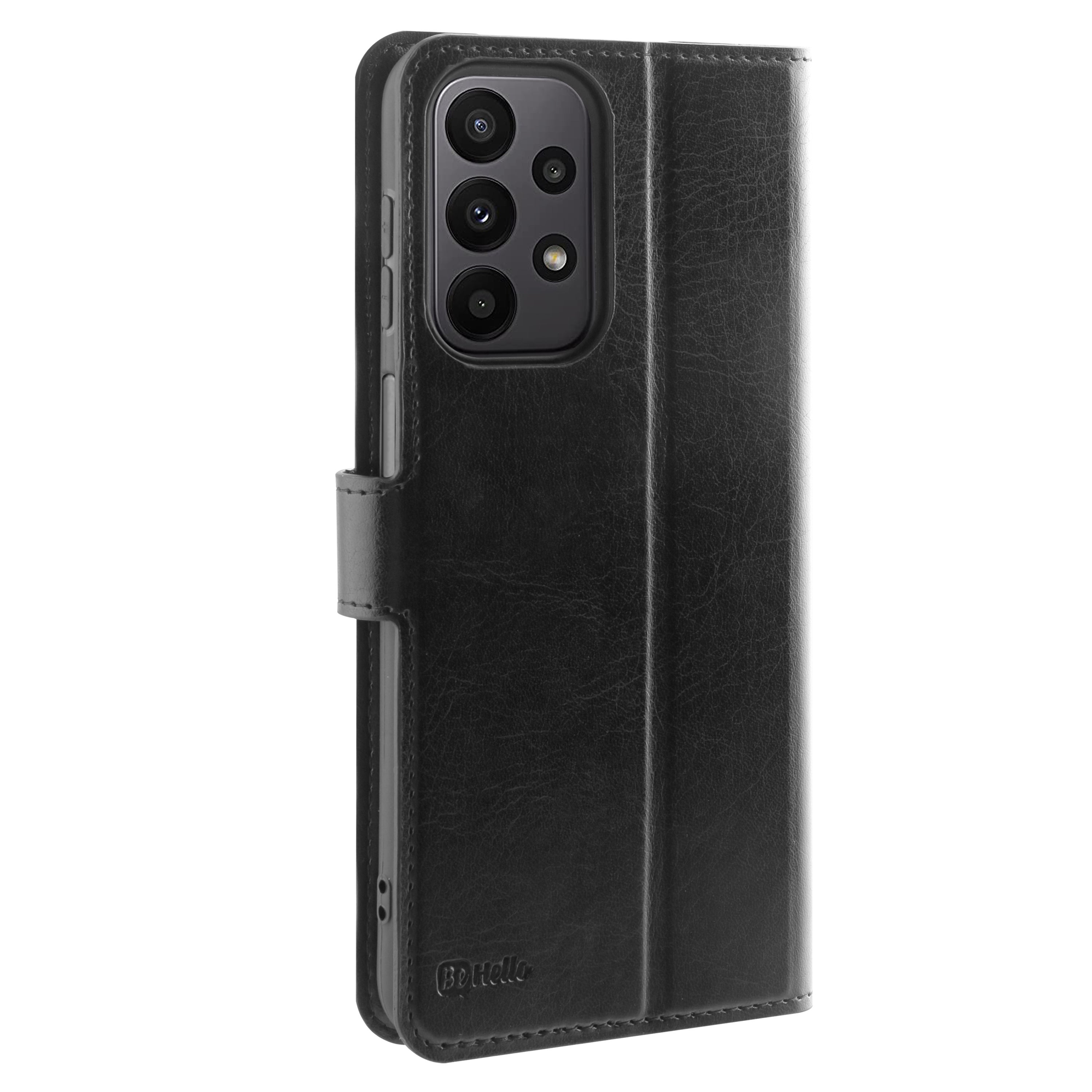 BeHello Samsung Galaxy A23 Gel Wallet case zwart