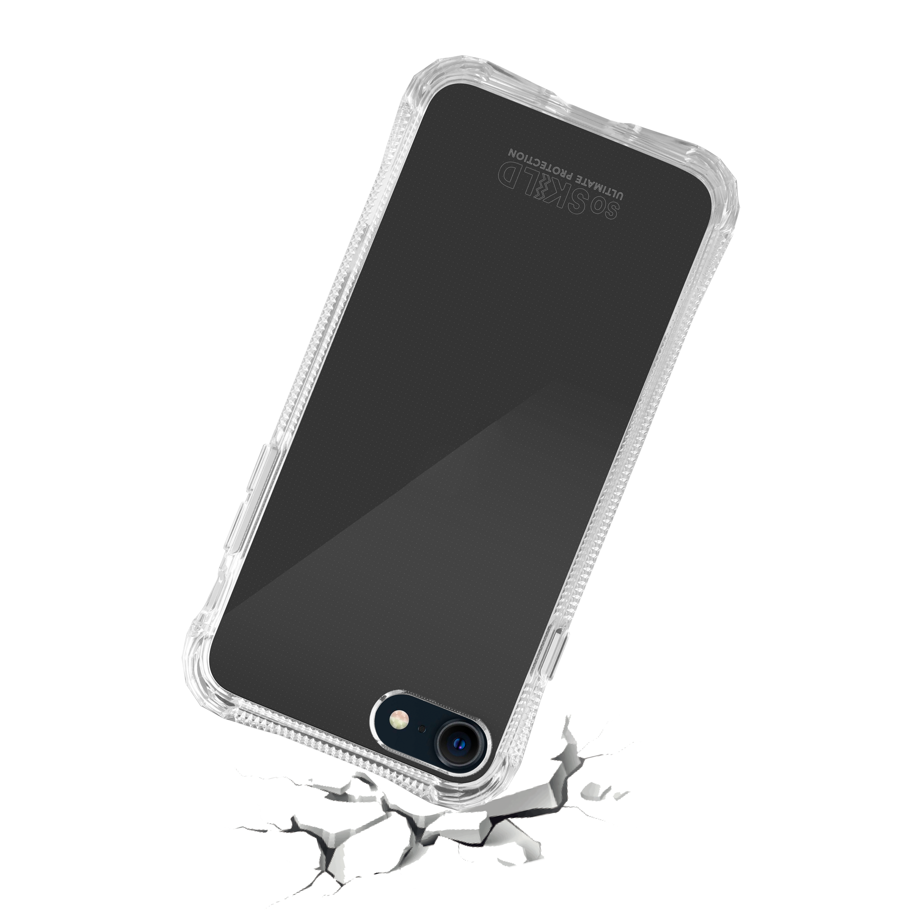 SoSkild iPhone SE 2022 Absorb impact case transparant