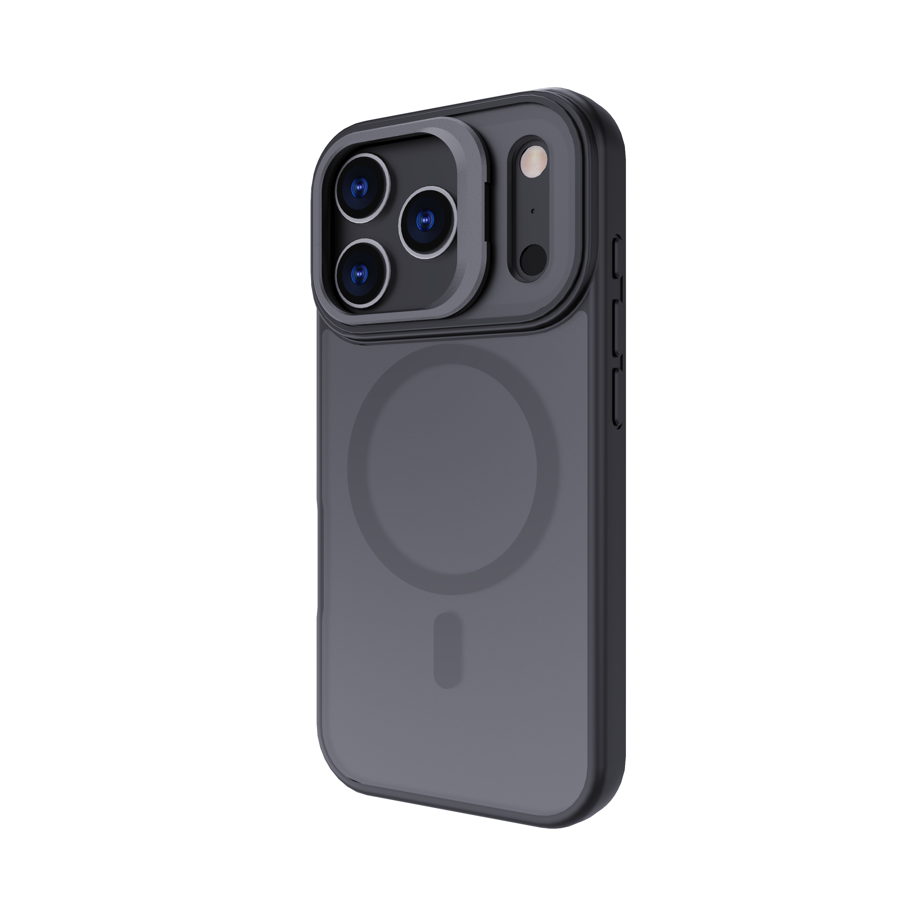 Behello iPhone 17 Pro Stand case met magnetische ring zwart