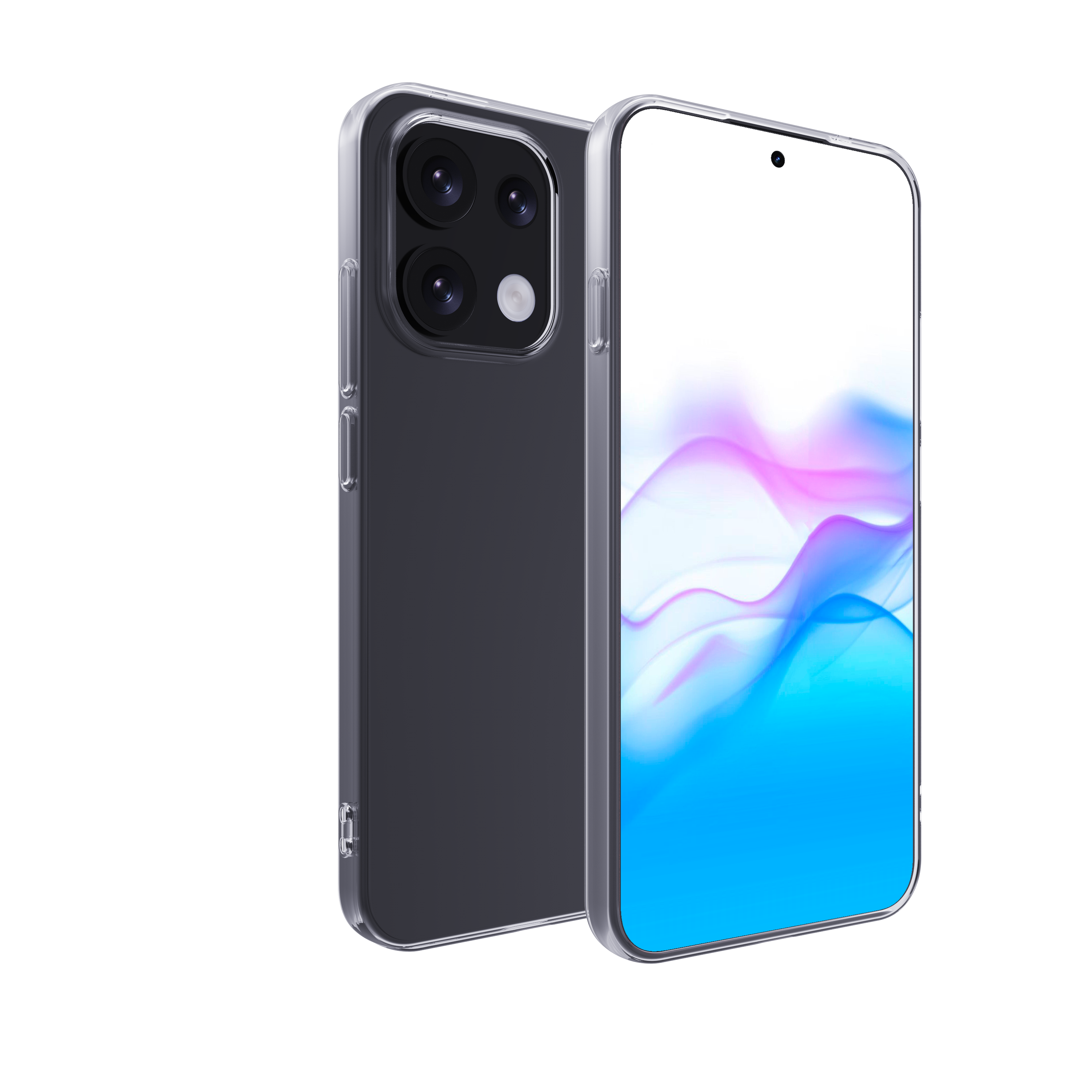 BeHello Oppo Reno16 F Thin gel case transparant