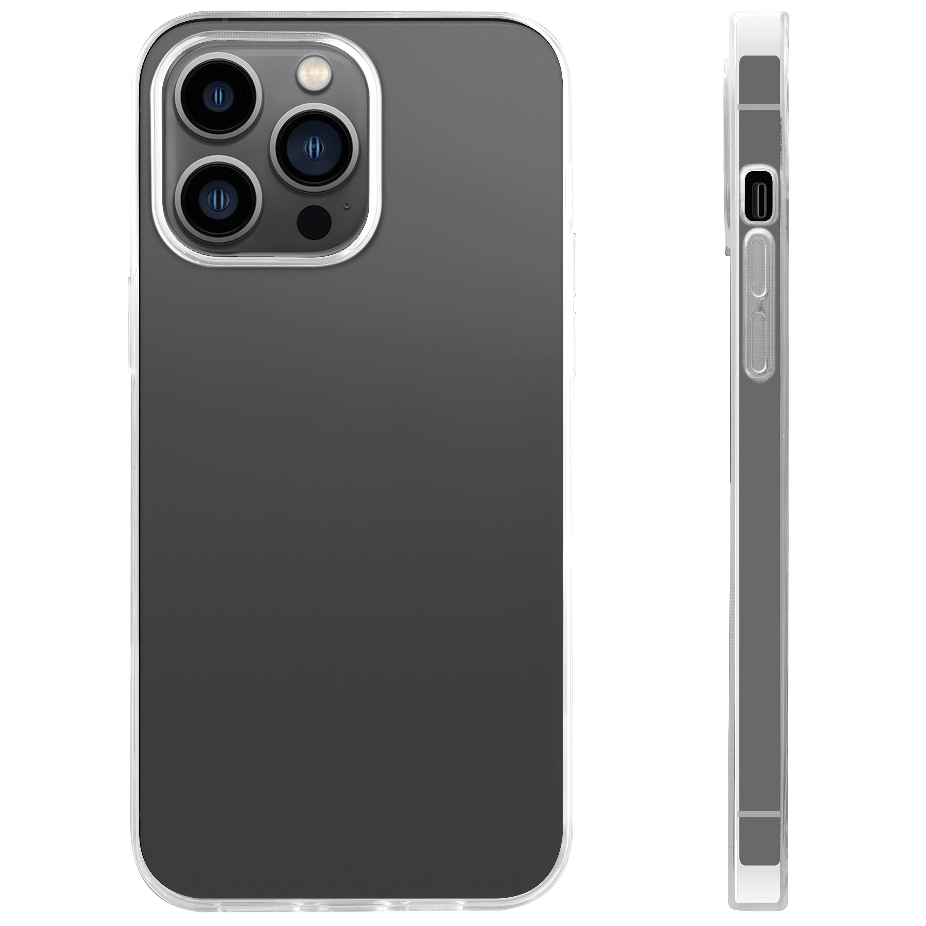 BeHello iPhone 14 Pro Max Thin gel case transparant