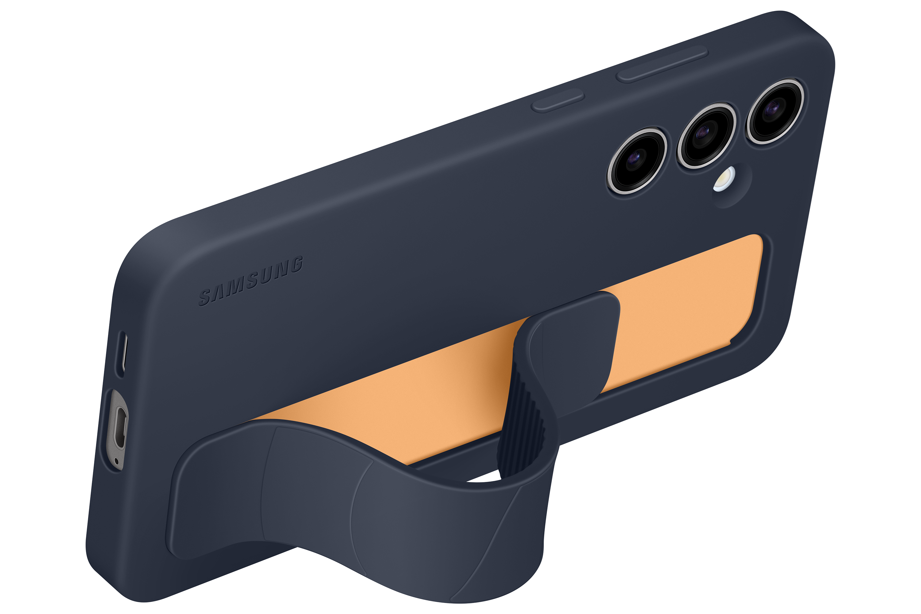 Samsung Galaxy S24 FE Standing grip case blauw