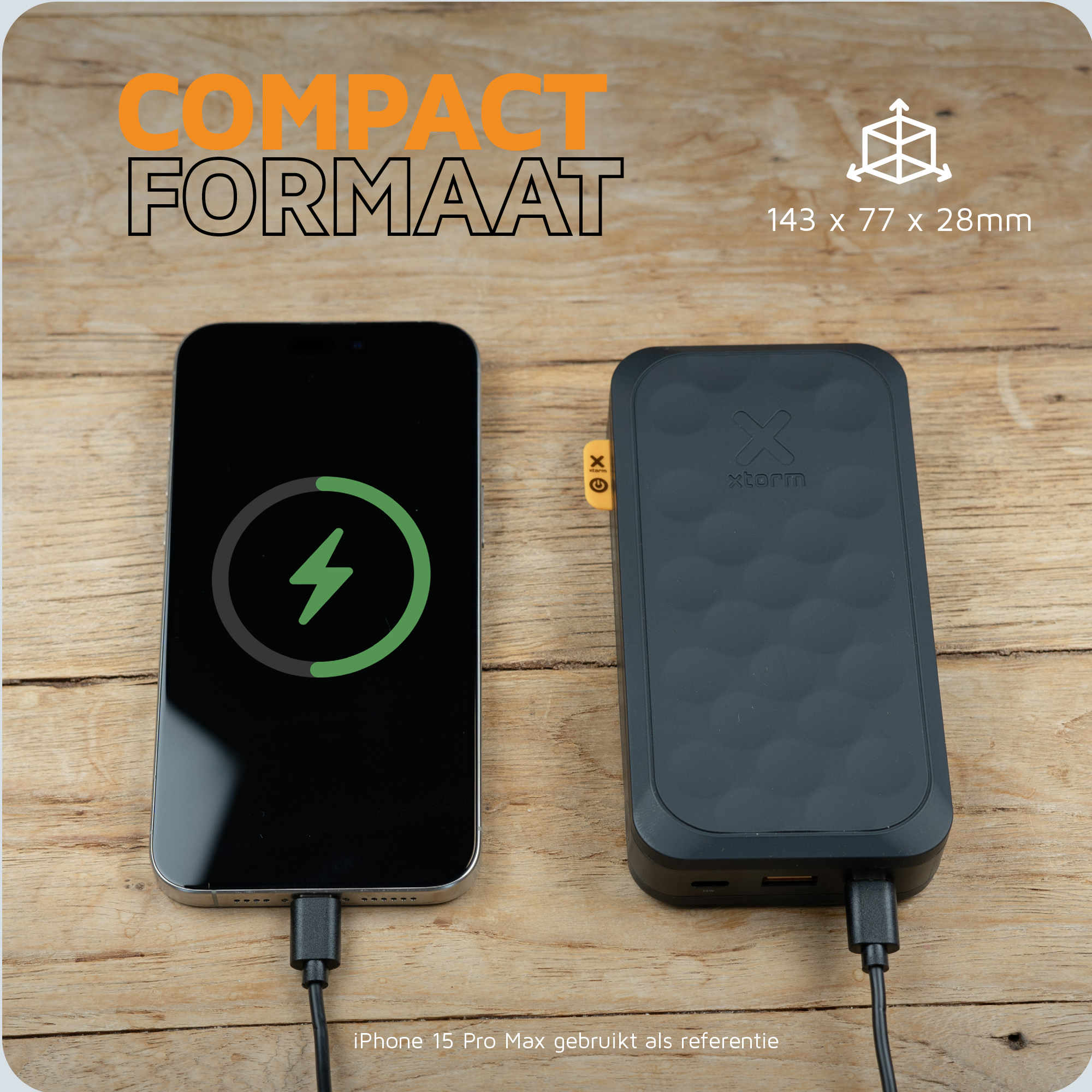 Xtorm Powerbank 20.000mAh 35W zwart