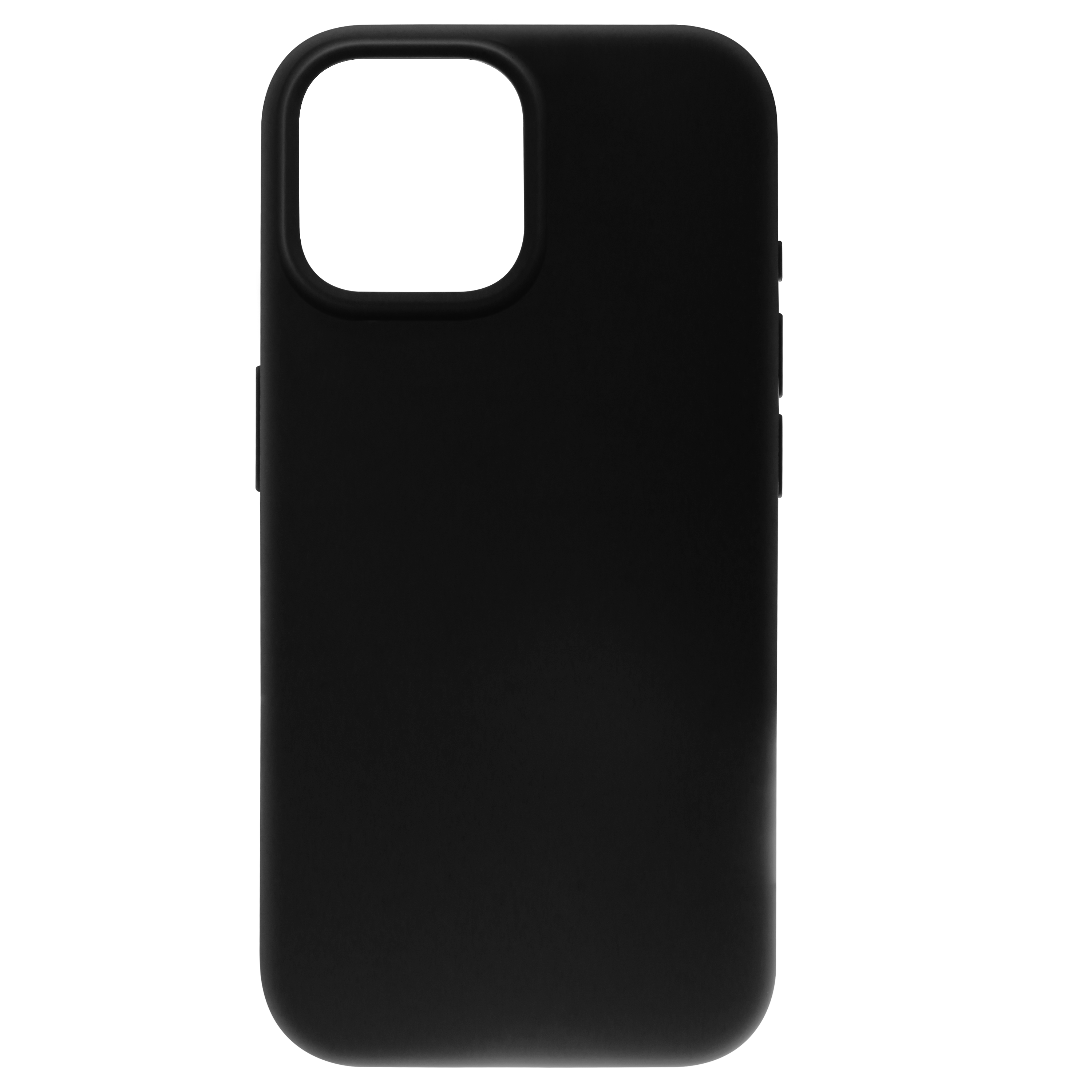 BeHello iPhone 15 Soft touch case met magnetische ring zwart