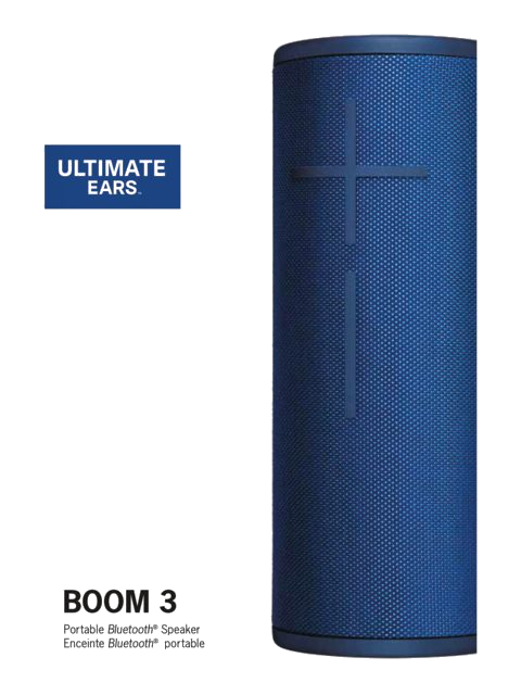 Ultimate Ears Boom 3 bluetooth speaker lagoon blue