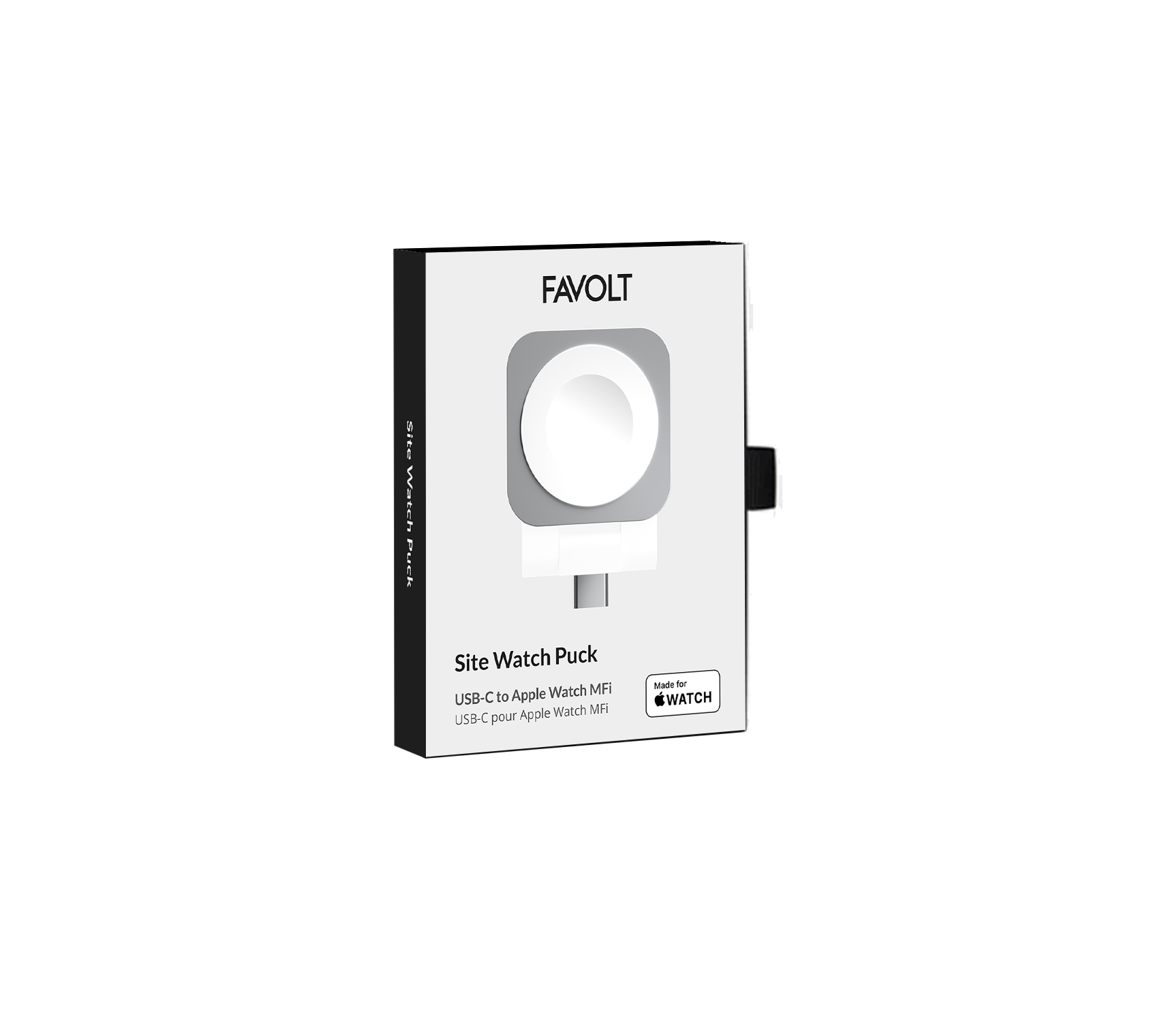 Favolt Site Watch Puck zilver
