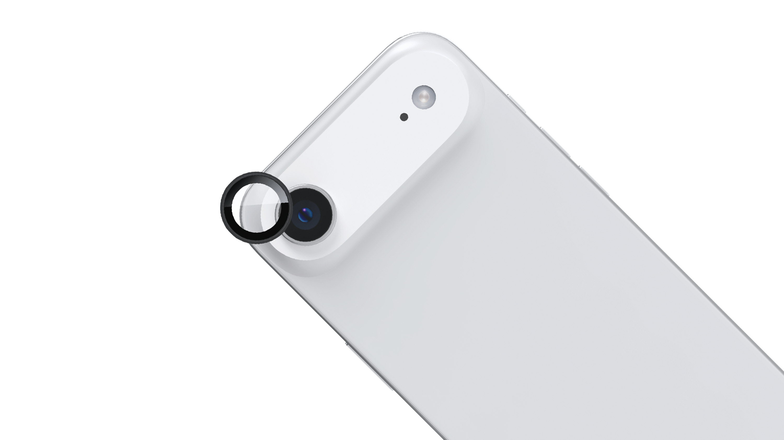 BeHello iPhone Air Camera lens protector zwart